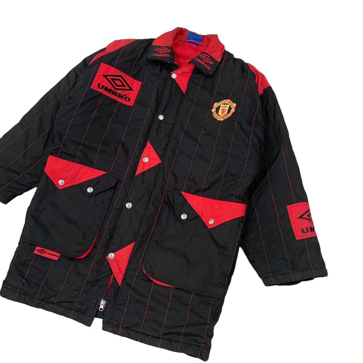 Umbro 🔥Vintage 90s Manchester United Umbro Training Jacket Size US M / EU 48-50 / 2 - 3 Thumbnail