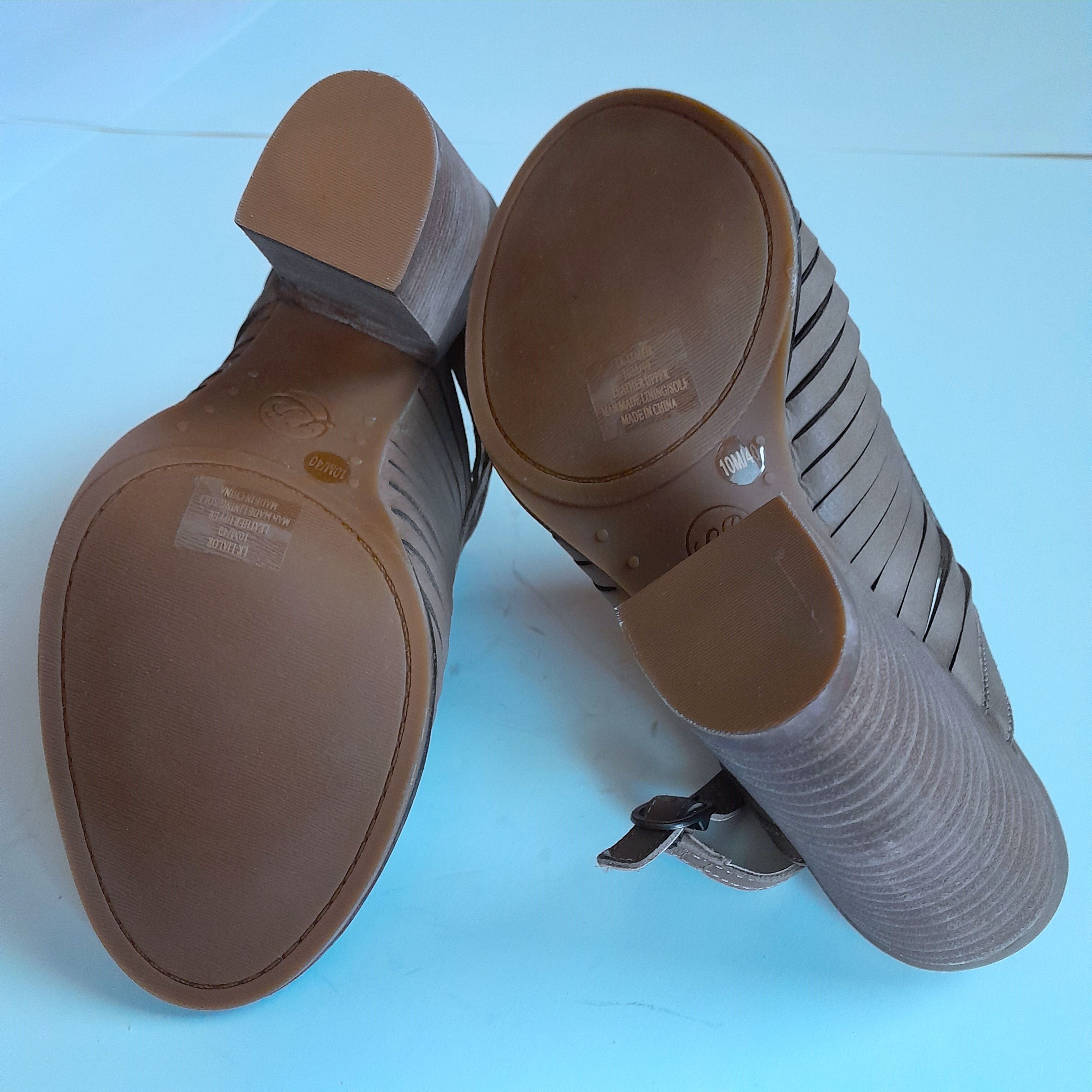 Lucky Brand Lucky Brand Lialor Brown Leather Sandals Size 10M Size US 10 / IT 40 - 6 Thumbnail