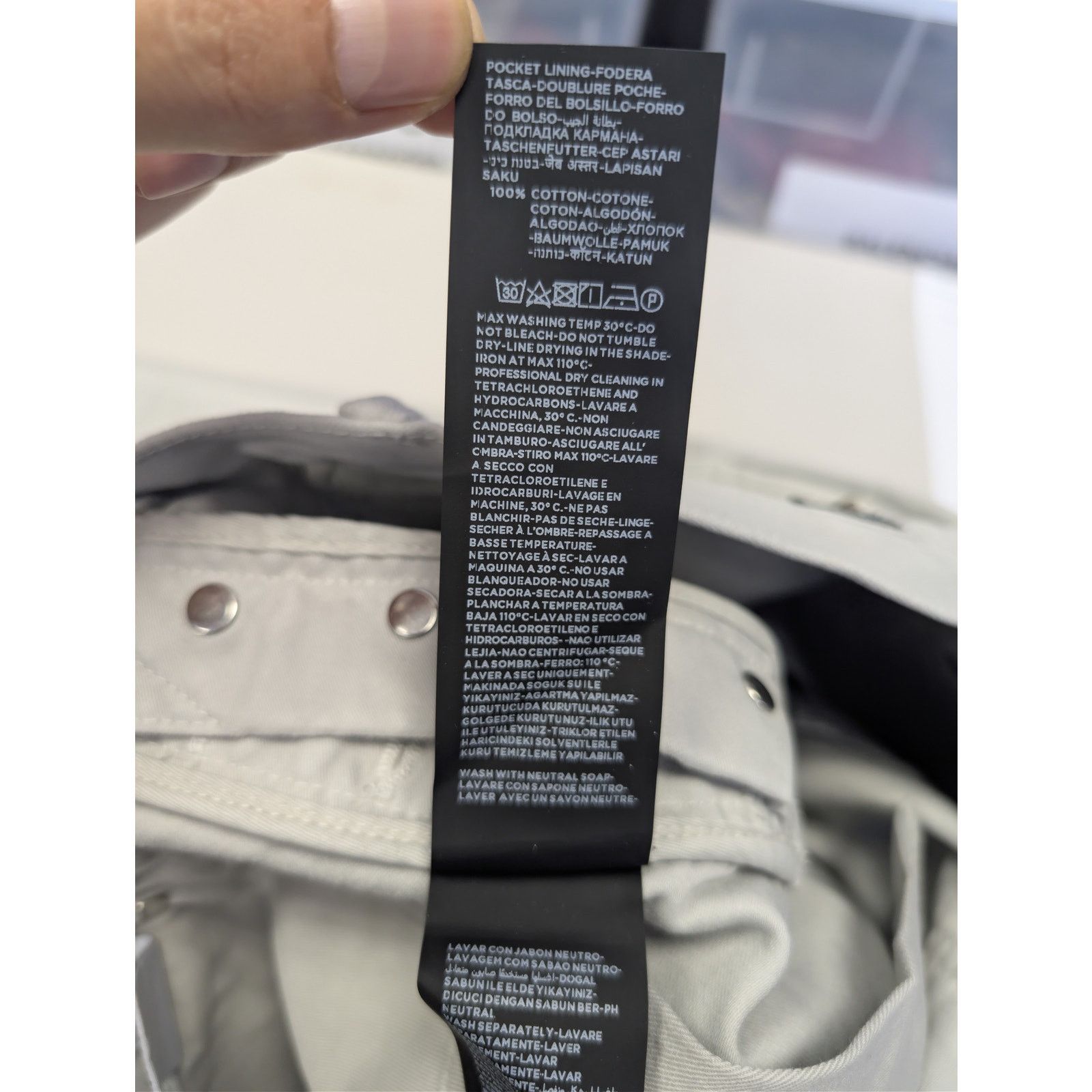 Tom Ford o1rshd1 Tapered Fit Denim Jeans in Grey Size US 34 / EU 50 - 19 Thumbnail