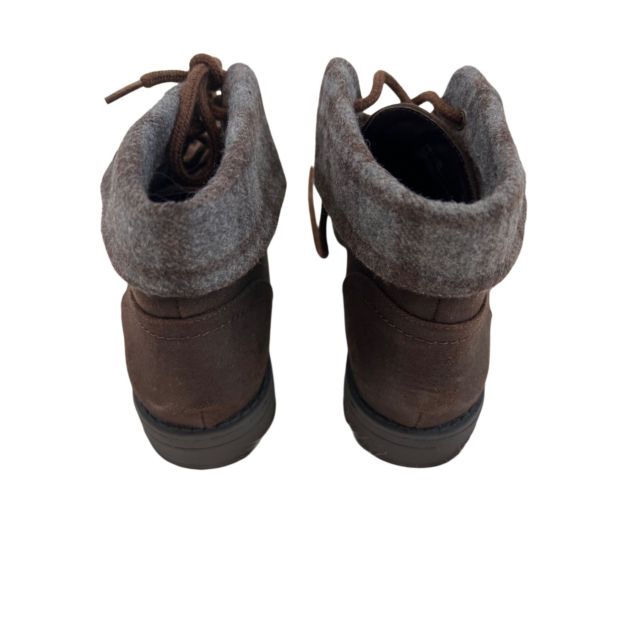Other Cliffs By White Mountain Brown Ankle Booties With Fold-Over Size US 7.5 / IT 37.5 - 6 Thumbnail