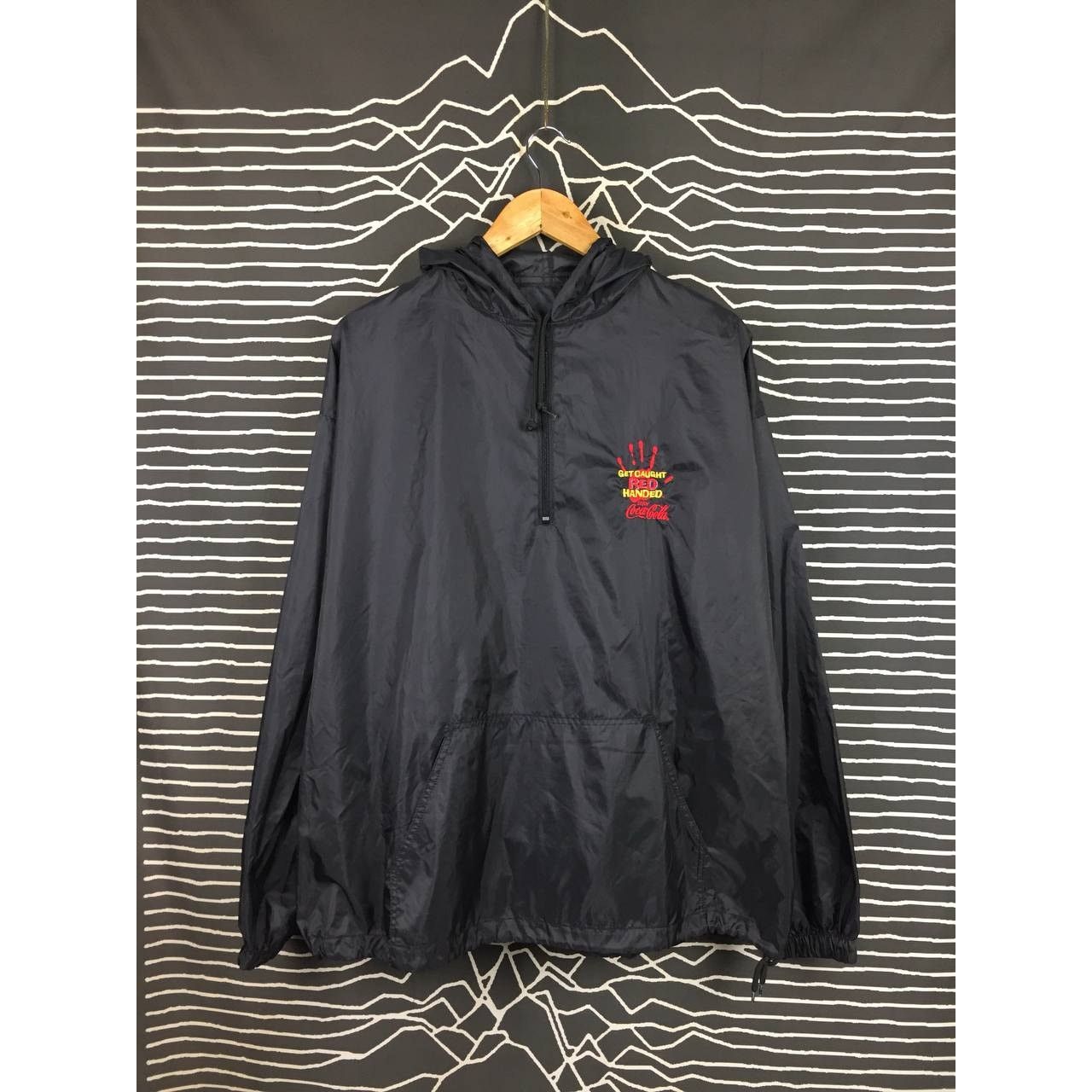 Coca Cola × Vintage Coca Cola Get Caught Red Handed Anorak Windbreaker Jacket Size US XXL / EU 58 / 5 - 2 Thumbnail