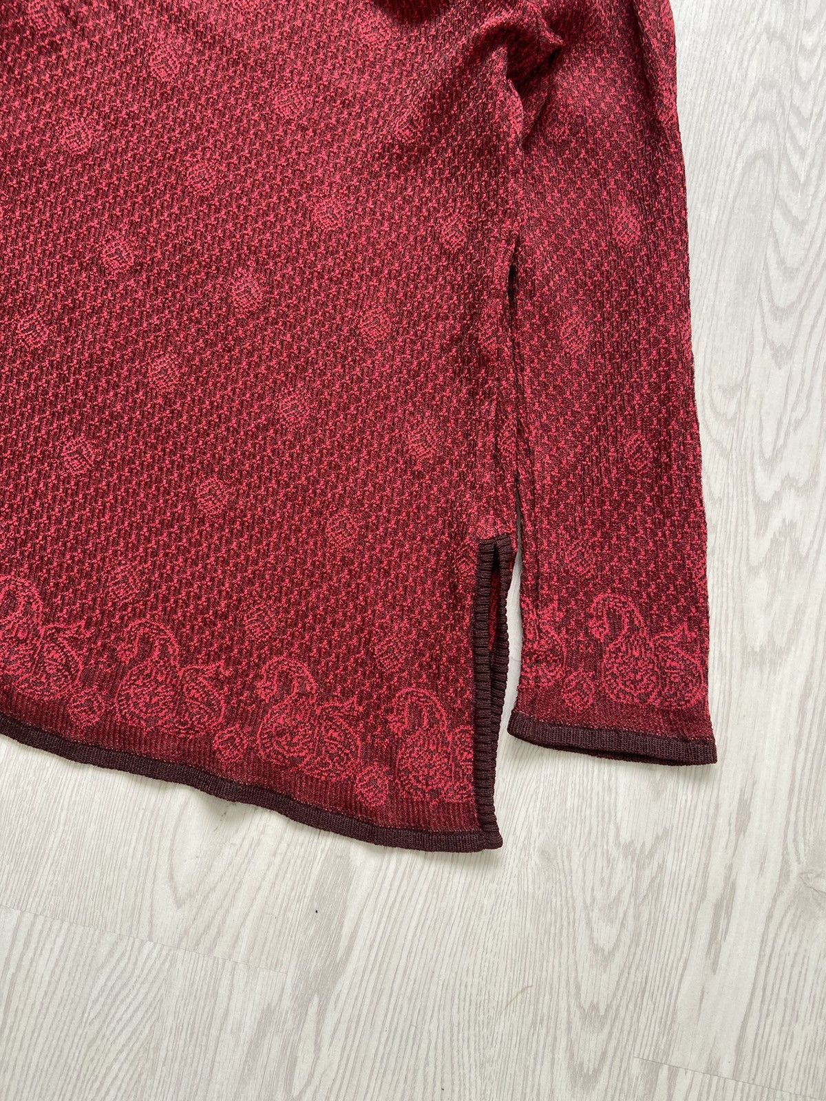 Yves Saint Laurent 1980’s Yves Saint Laurent Woven Knited Fukusuke Long Sleeve Size M / US 6-8 / IT 42-44 - 9 Thumbnail