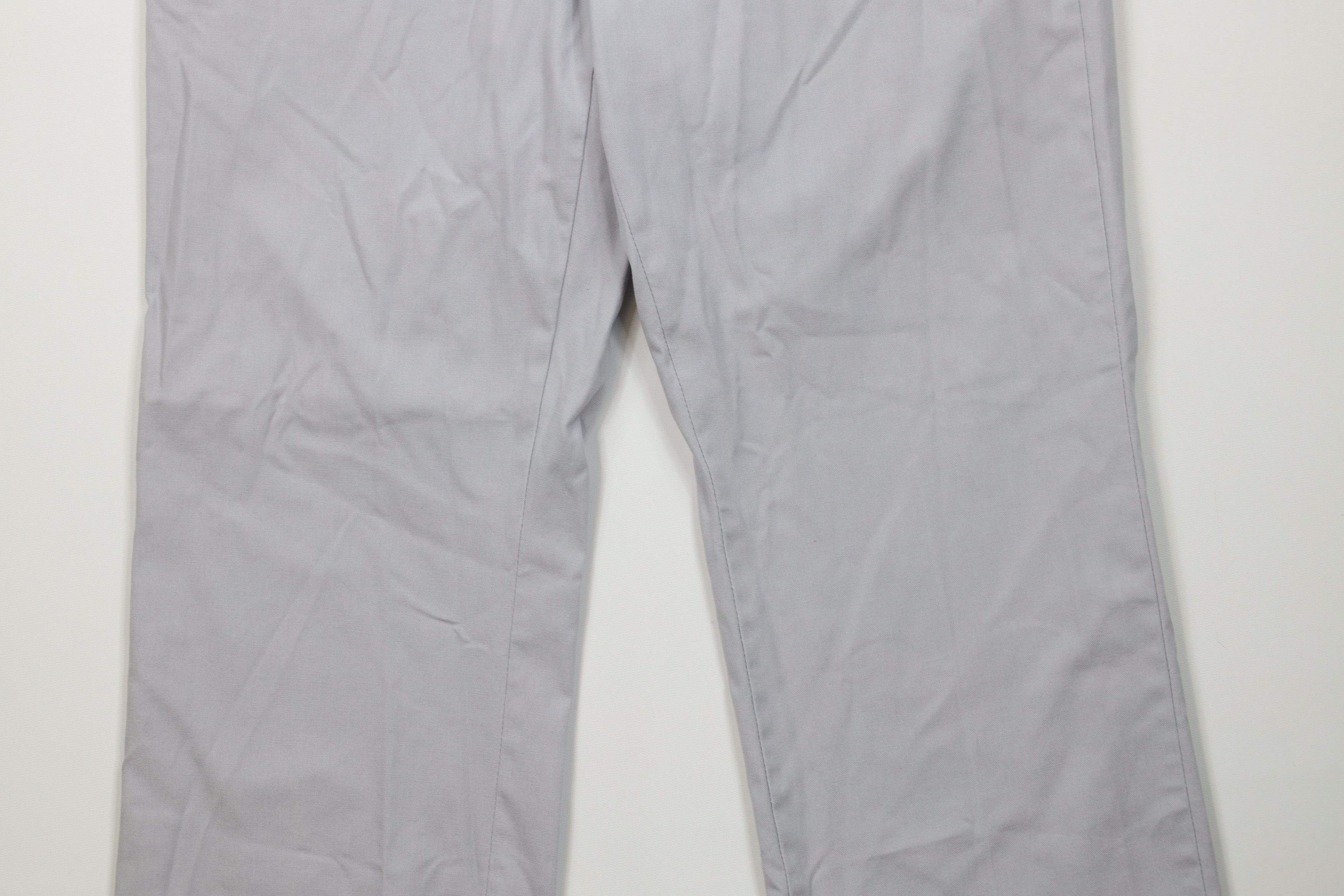 Vintage Vintage 70s Streetwear Wide Leg Chino Pants Trousers Gray Size US 36 / EU 52 - 3 Thumbnail