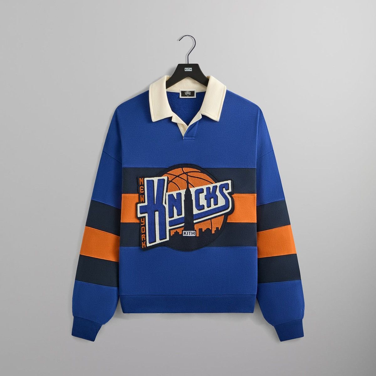 Kith Kith for the New York Knicks Ball Nelson Collared Pullover Size US XXL / EU 58 / 5 - 1 Thumbnail