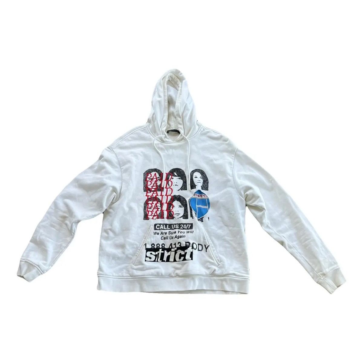 Alexander Wang Alexander Wang Strict Collage Hoodie FW2016 Size US S / EU 44-46 / 1 - 1 Thumbnail