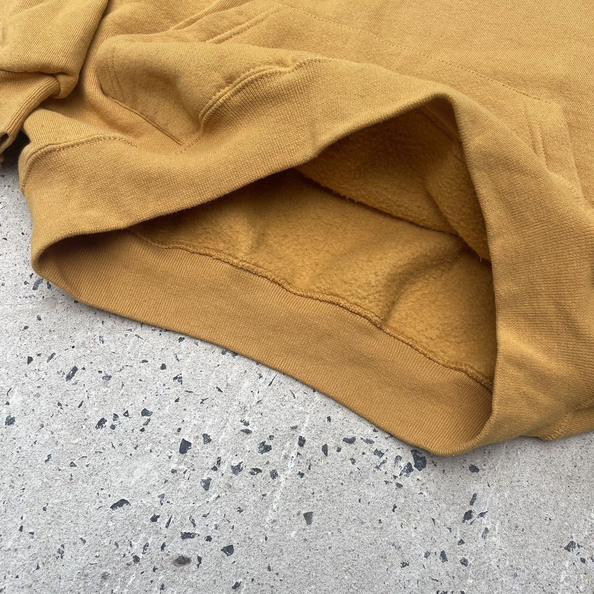Russell Athletic Vtg 90s RUSSELL ATHLETIC Mustard Blank Hoodie Size US M / EU 48-50 / 2 - 5 Thumbnail