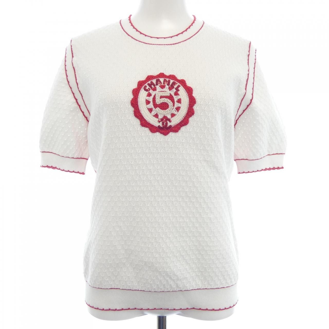 Chanel Chanel Chanel Knit Top Textile Tops P74144K10654 DUTY FREE for USA Size ONE SIZE - 1 Thumbnail