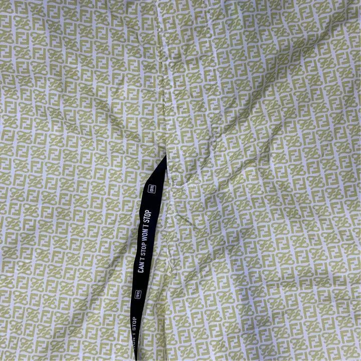 Fendi Fendi Green Checkered Button Casual Shorts -2508 Size US 44 / EU 60 - 4 Thumbnail