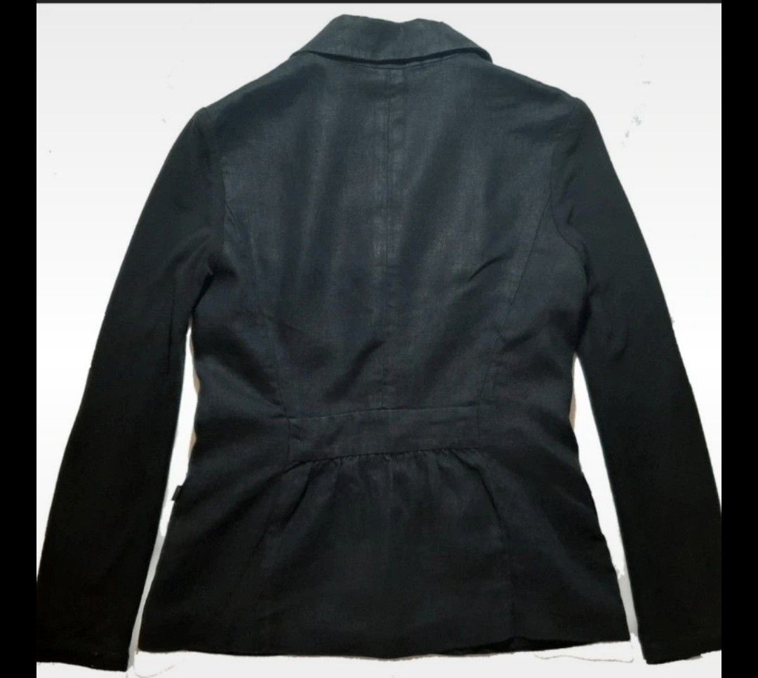 Adidas LINEN BLAZER ADIDAS SLVR SAMPLE Size S / US 4 / IT 40 - 2 Thumbnail