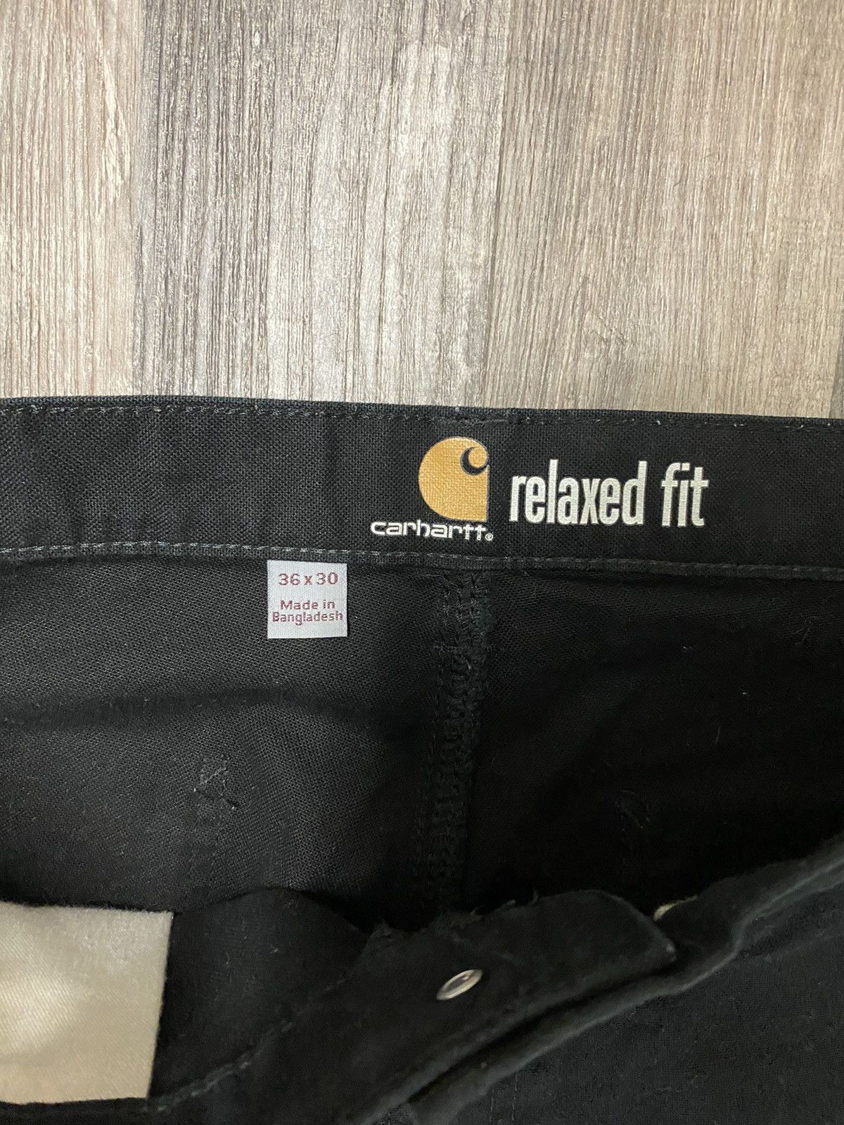 Carhartt × Vintage Vintage Black Carhartt Double Knee Carhartt Pants Size US 36 / EU 52 - 5 Thumbnail