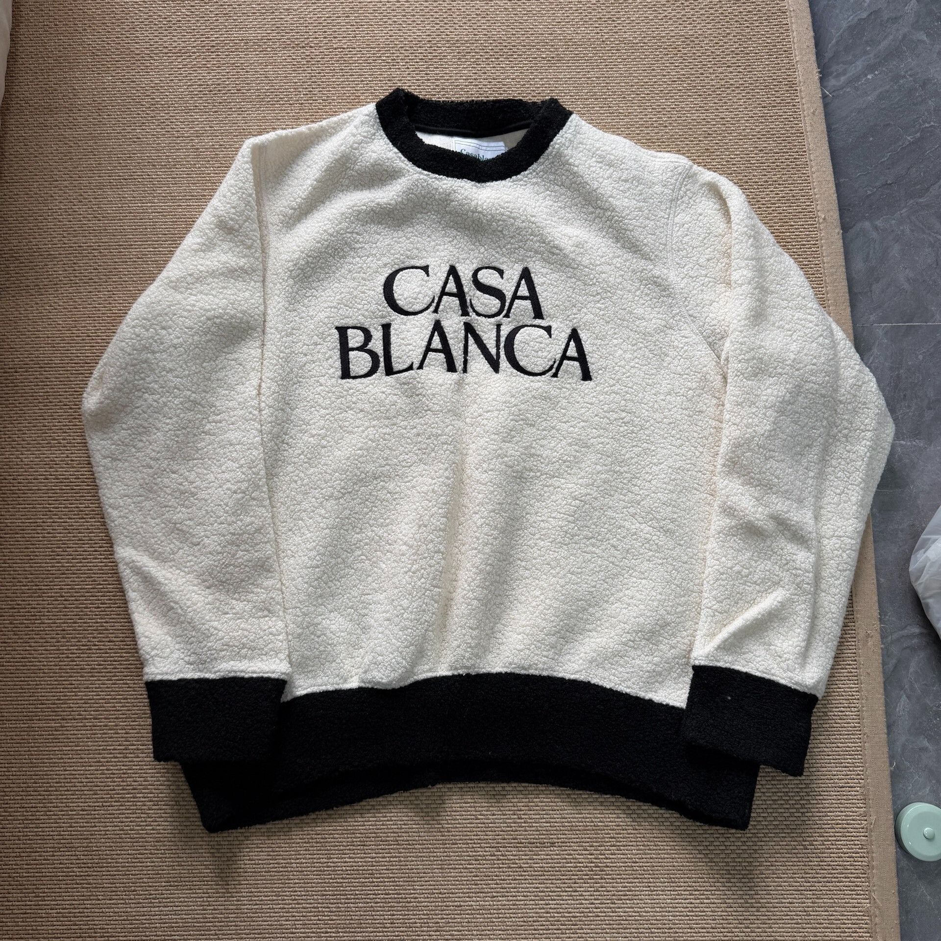 Casablanca Casablanca Black and White Sweatshirt Size US XL / EU 56 / 4 - 1 Thumbnail