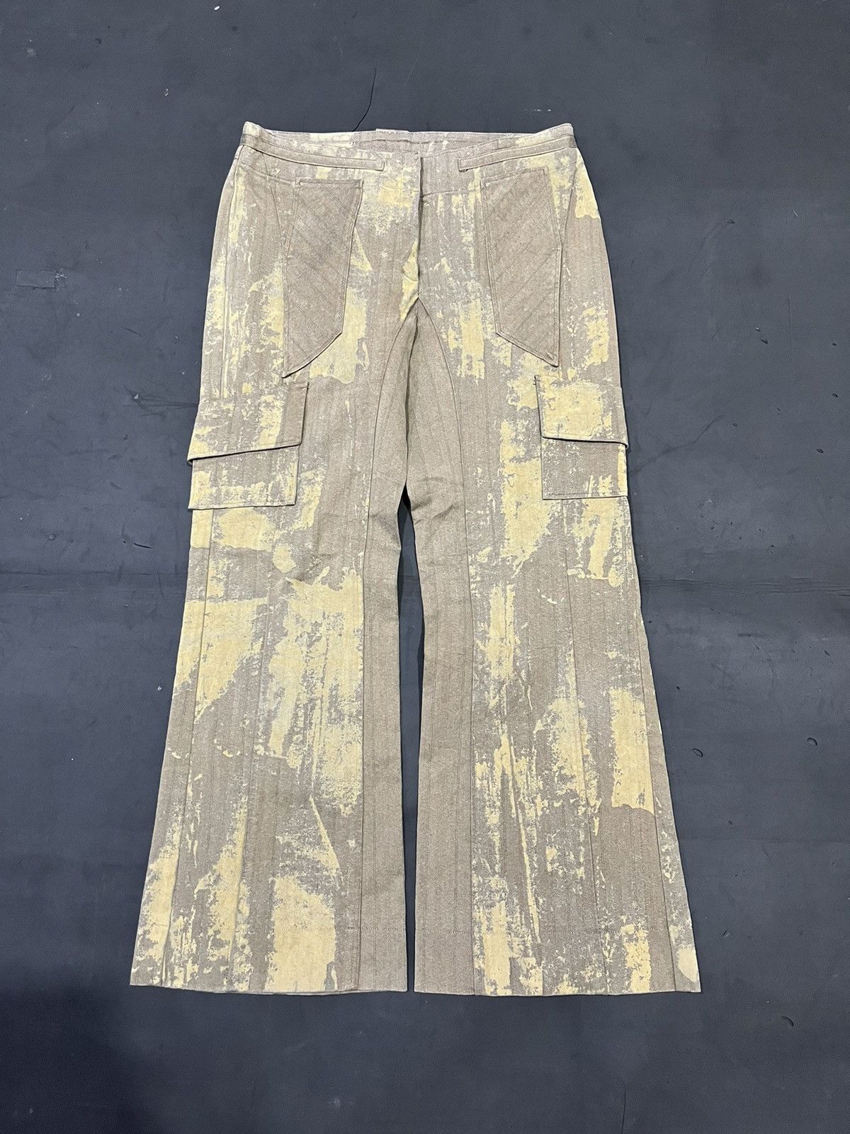 Vintage 💸BINDINGOFFER💸Ablovo archive flared pants Size 29" - 1 Thumbnail