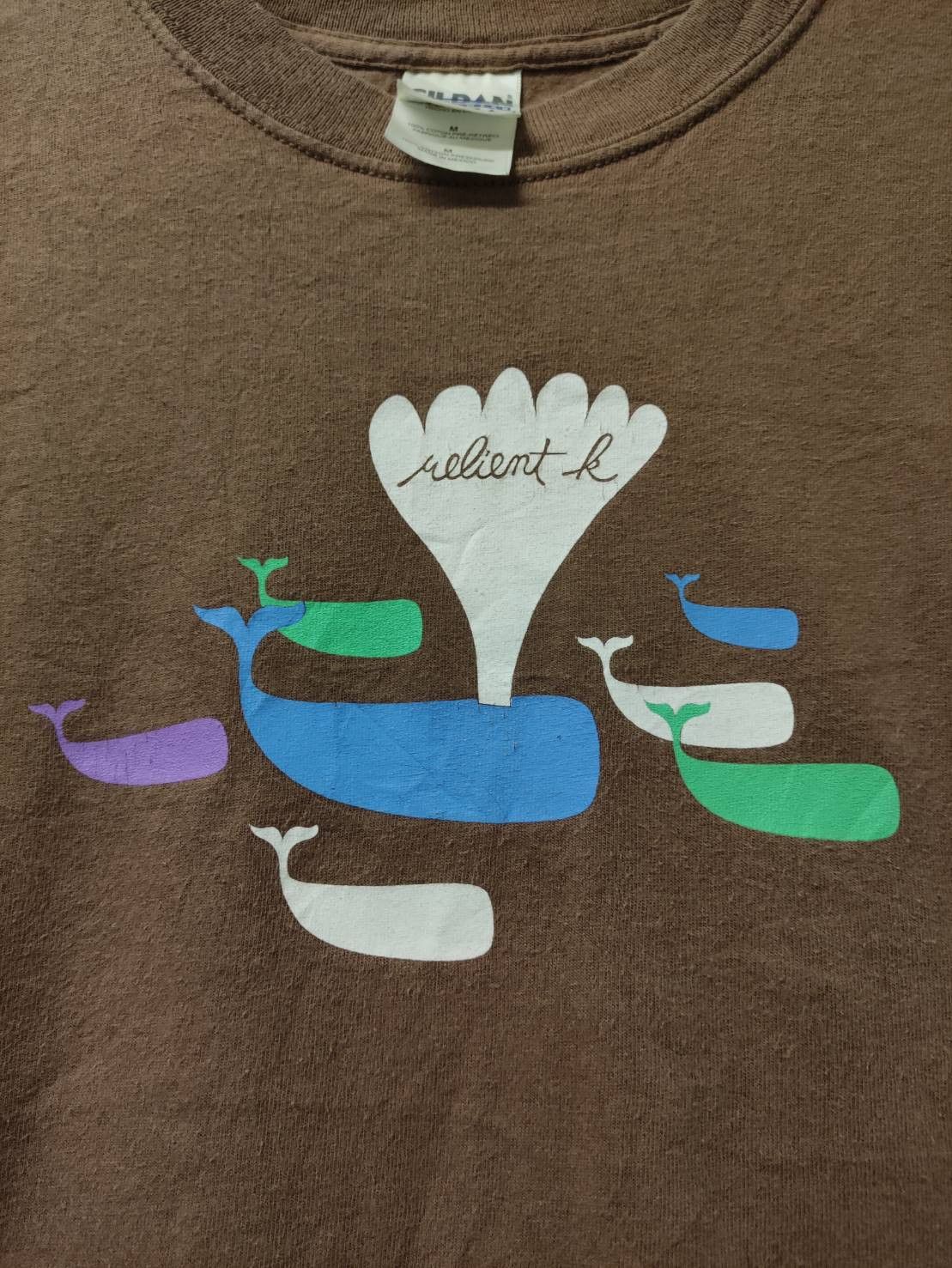 Band Tees Vtg 00's Relient K " Whale " Art T-Shirt Size US M / EU 48-50 / 2 - 3 Thumbnail