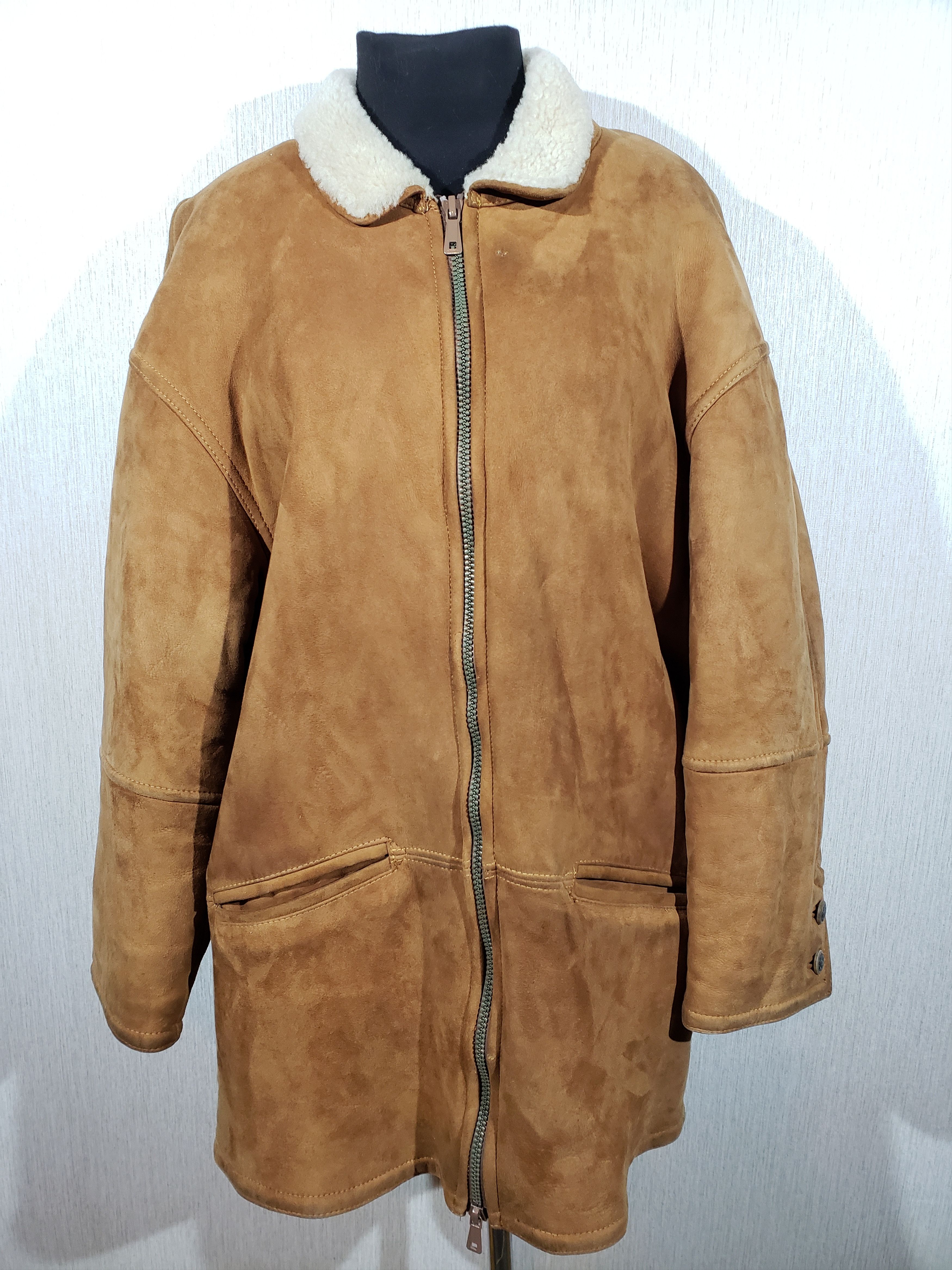 Other Reliable brown sheepskin coat for men. Size US L / EU 52-54 / 3 - 10 Thumbnail