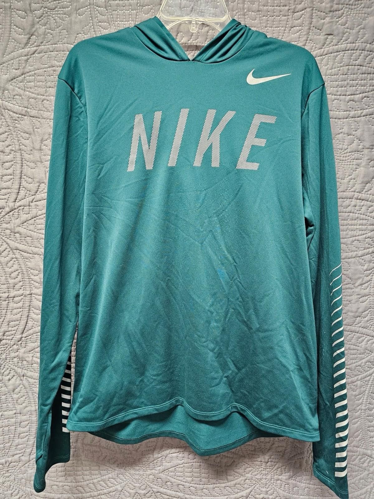 Nike Nike Running Hoodie Pullover Sweatshirt Dri-Fit Men’s Large Size US L / EU 52-54 / 3 - 2 Thumbnail