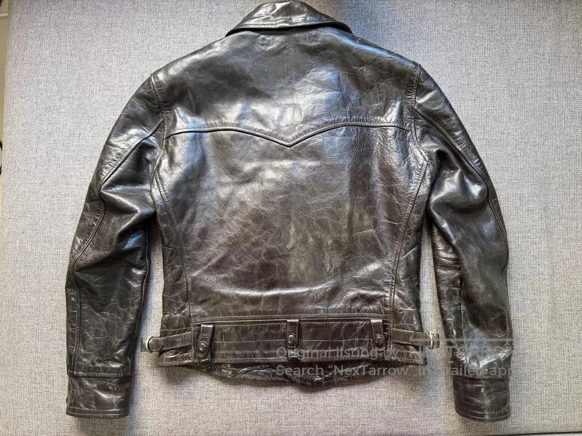 Rainbow Country Brown Leather Jacket - Size XXS. Size US XXS / EU 40 - 3 Thumbnail