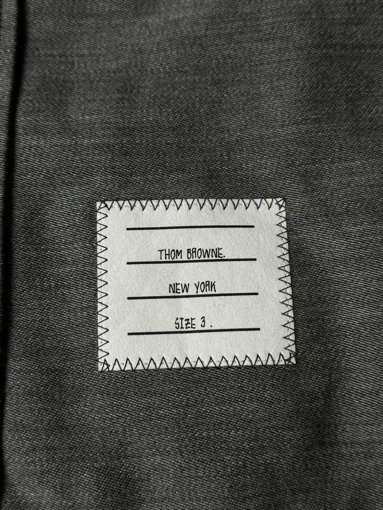 Thom Browne Thom Browne size3 Double-breasted wool shirt jacket Size US L / EU 52-54 / 3 - 4 Thumbnail