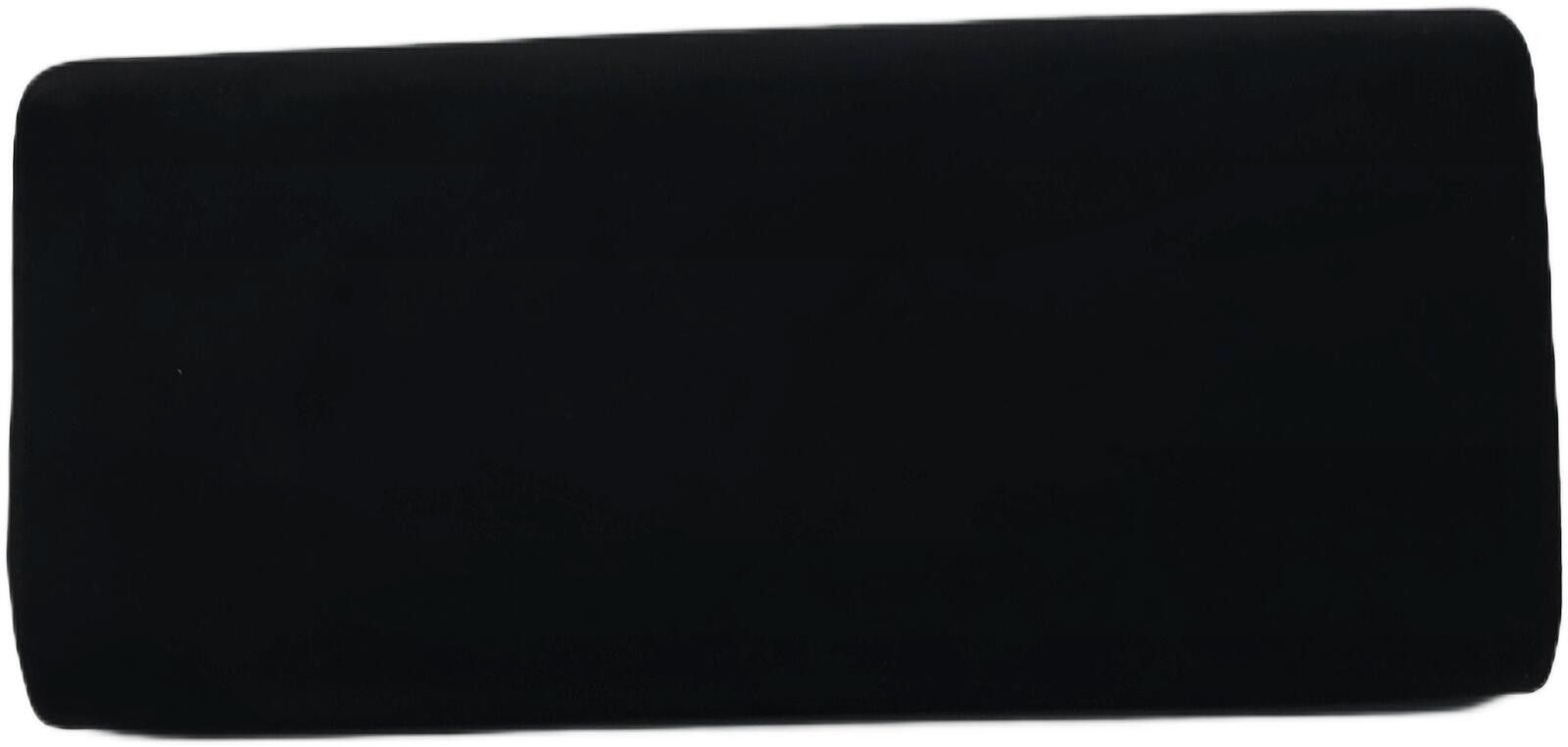 Unknown London Elegant Black Suede Clutch with Silver Chain Strap Size ONE SIZE - 5 Thumbnail