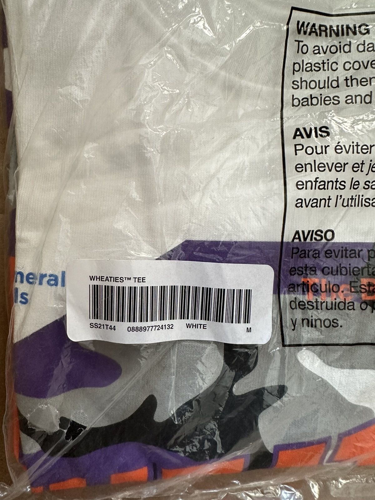 Supreme Supreme Wheaties Tee Size US M / EU 48-50 / 2 - 4 Thumbnail
