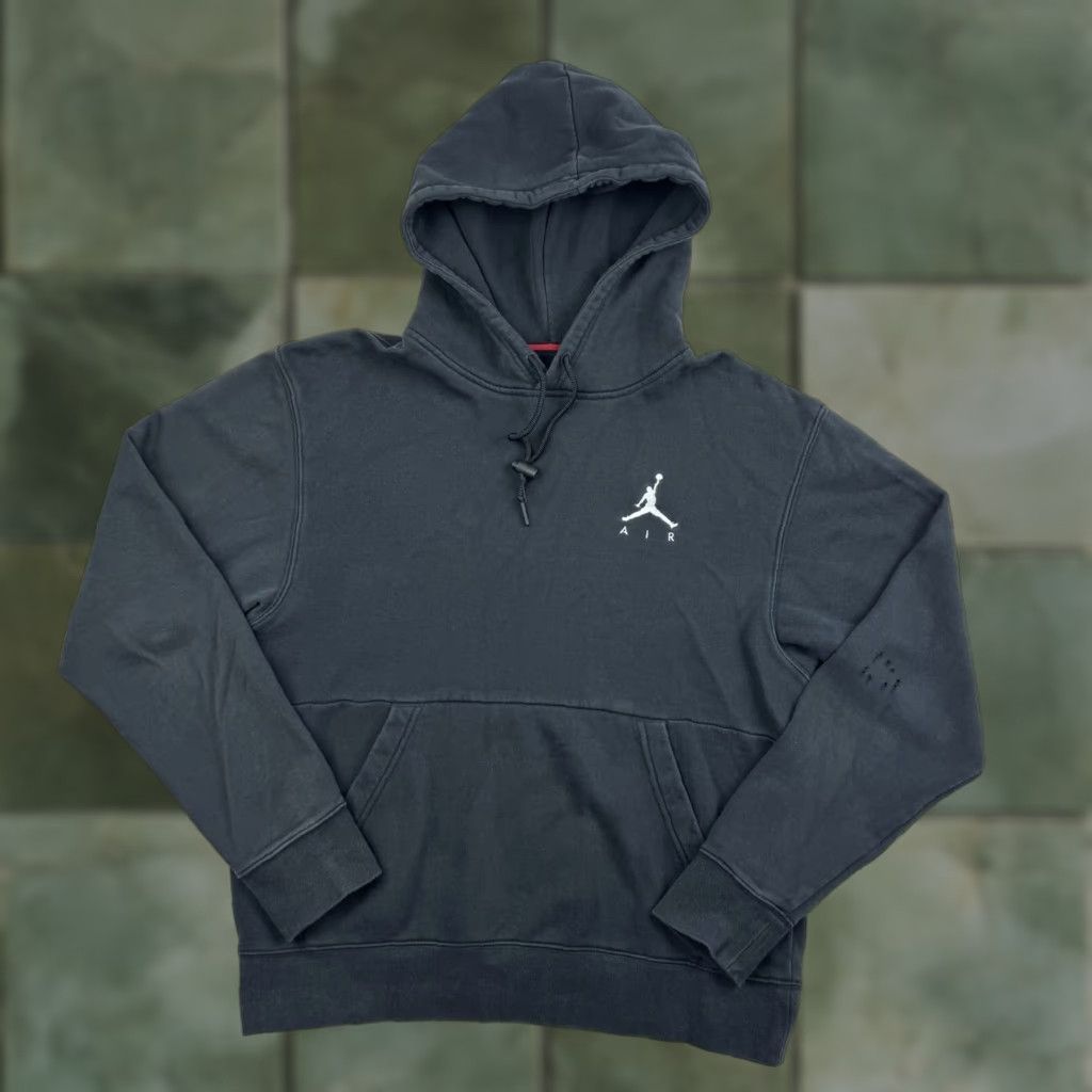 Jordan Brand Vintage Nike Air Jordan Hoodie Adult Small Black Sweatshirt Y2K Pullover Logo Size US S / EU 44-46 / 1 - 1 Thumbnail