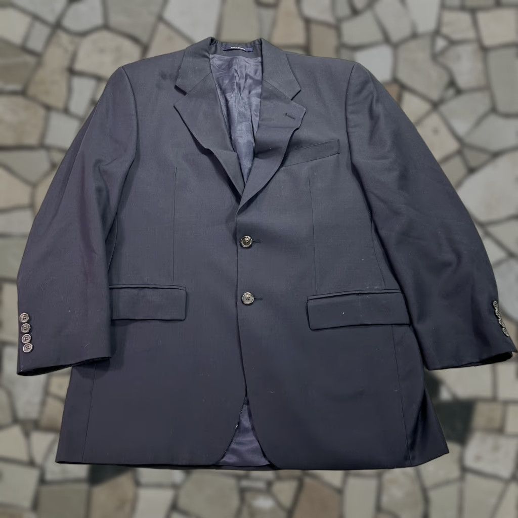 Ralph Lauren Lauren Ralph Lauren Blazer Mens 38R Navy Blue Wool Sport Coat Suit Jacket Size 38R - 1 Thumbnail