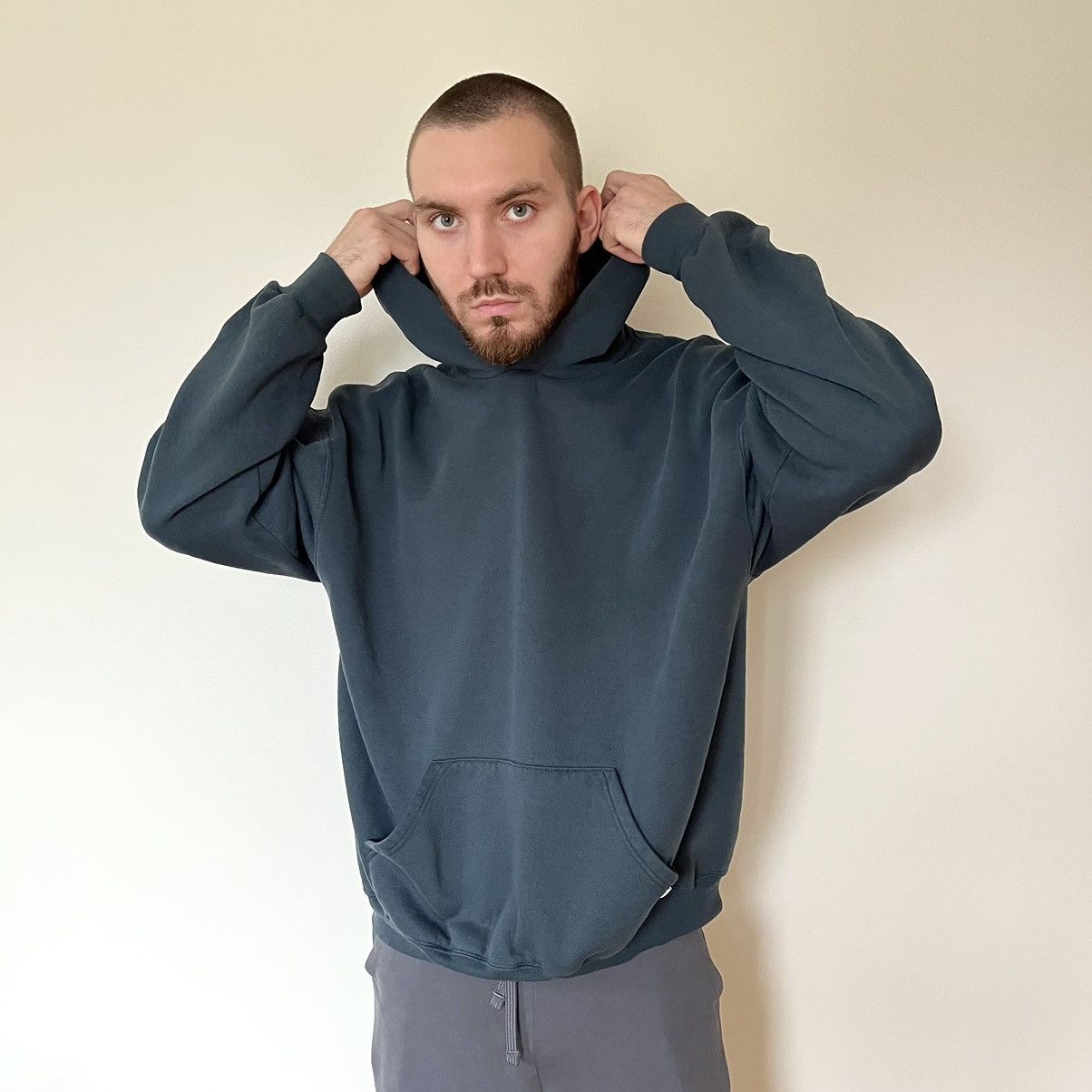Russell Athletic Crazy Vintage 90’s Russell Athletic Baggy Hoodie Size US XL / EU 56 / 4 - 4 Thumbnail