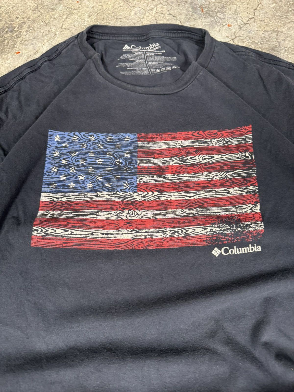 Columbia × Vintage Vintage American Flag Columbia Tee Size US XXL / EU 58 / 5 - 4 Thumbnail
