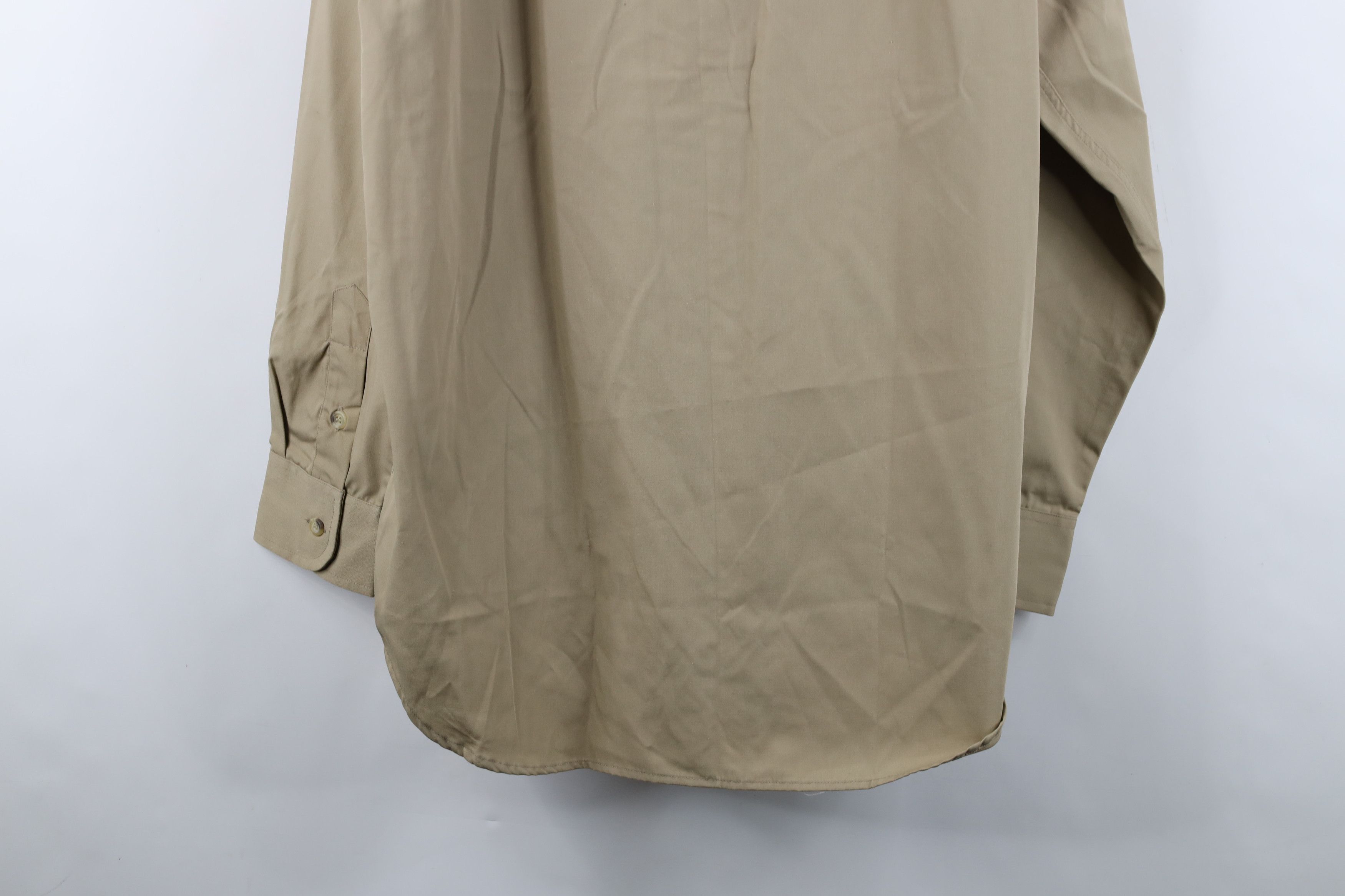 Vintage Vintage 70s Streetwear Band Collar Safari Bush Button Shirt Size US XXL / EU 58 / 5 - 14 Thumbnail