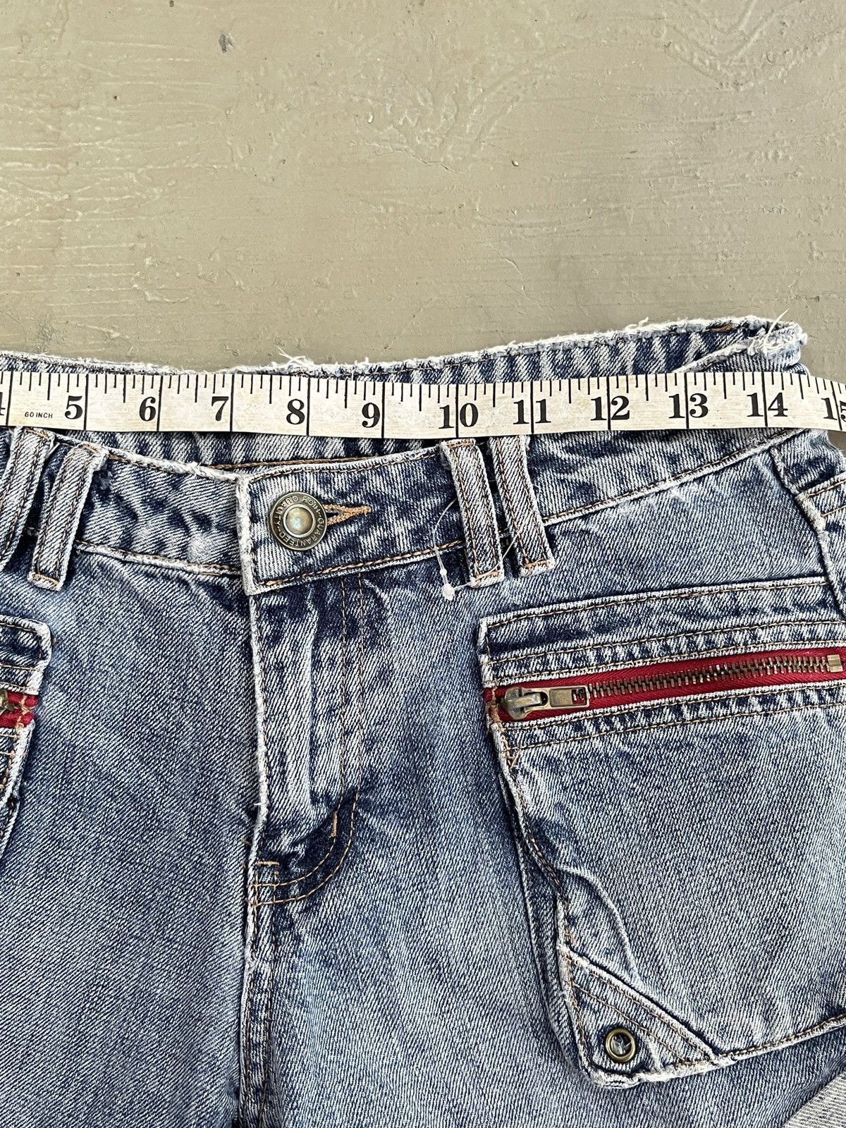 semanticdesign Vintage Semantic Design Tactical Pocket Short Pant Denim Size US 29 - 6 Thumbnail