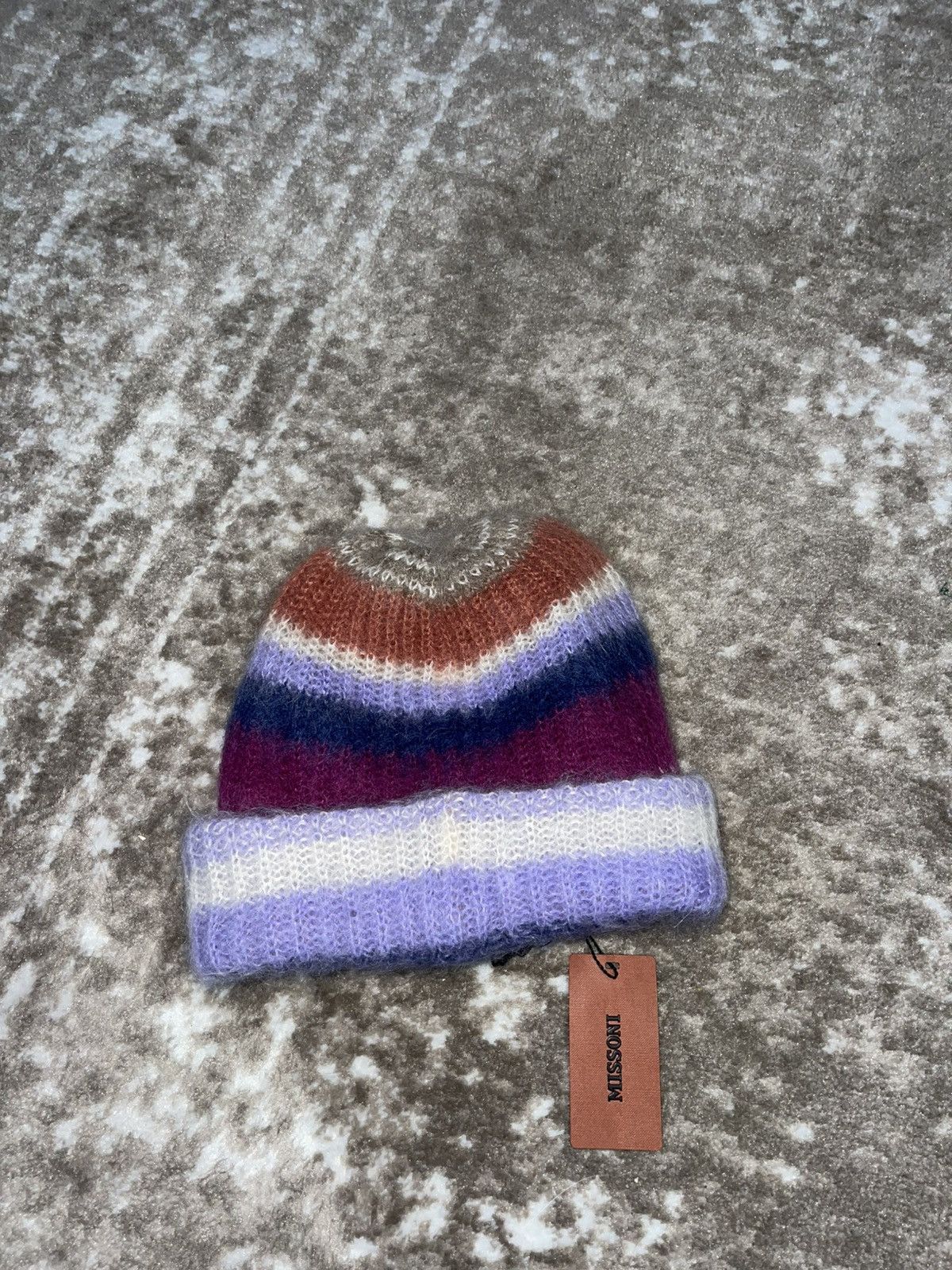 Missoni Missoni Striped Mohair beanie Size ONE SIZE - 1 Thumbnail