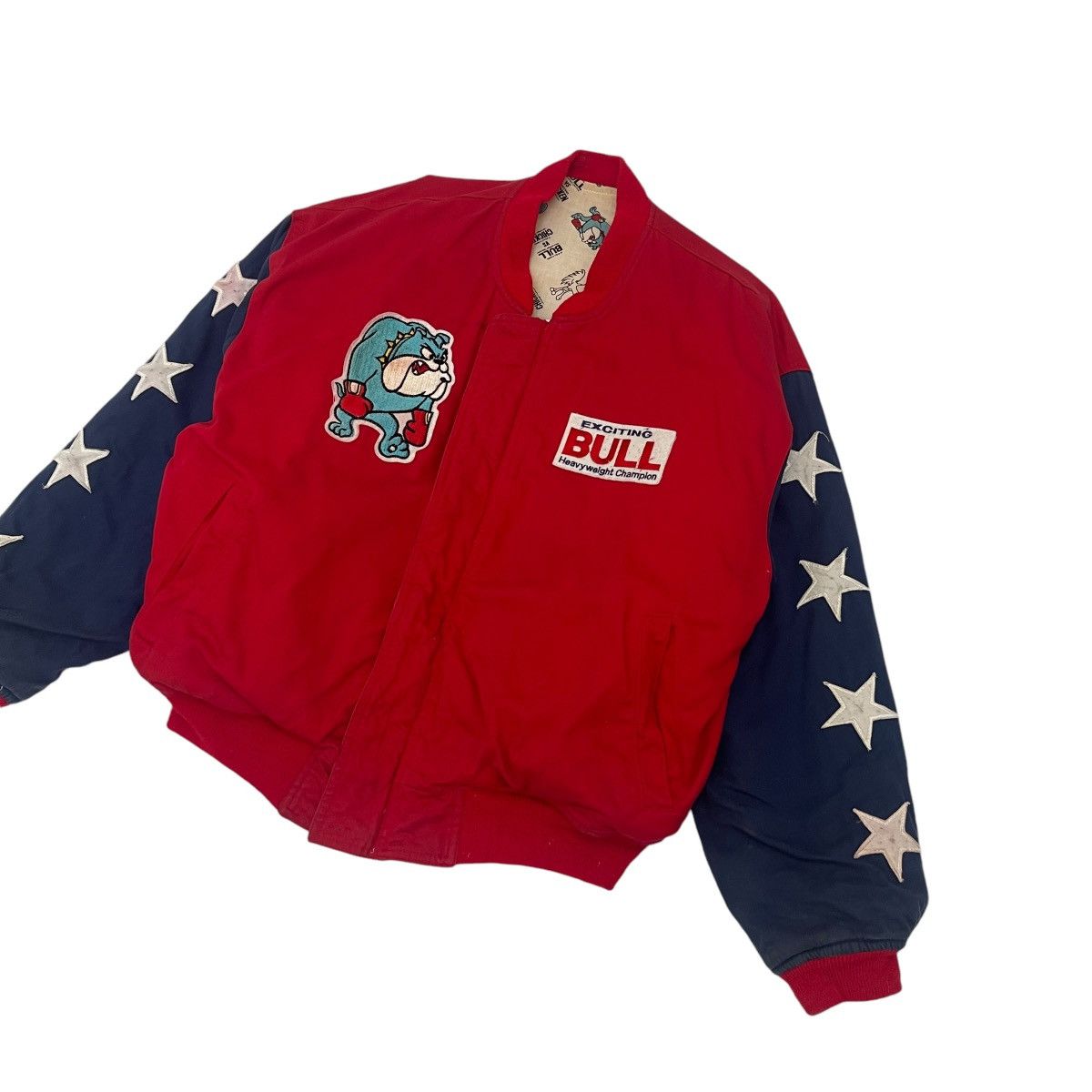Japanese Brand Vintage Exciting BULL vs Fighting Chicken Reversible Jacket Size US M / EU 48-50 / 2 - 5 Thumbnail