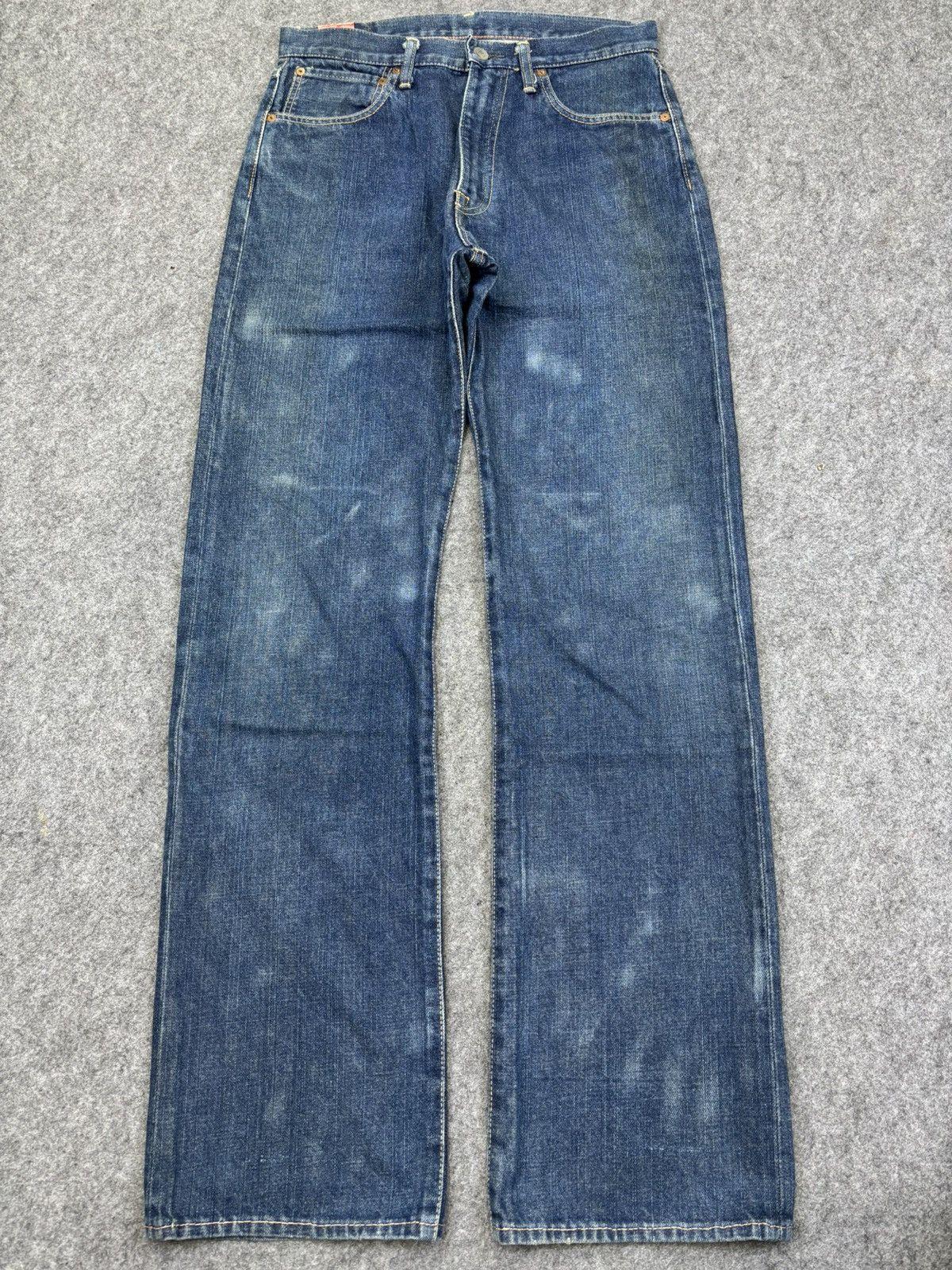 45rpm Vintage 45rpm Japan Regular Blue Wash Denim F891 Size US 31 - 15 Thumbnail