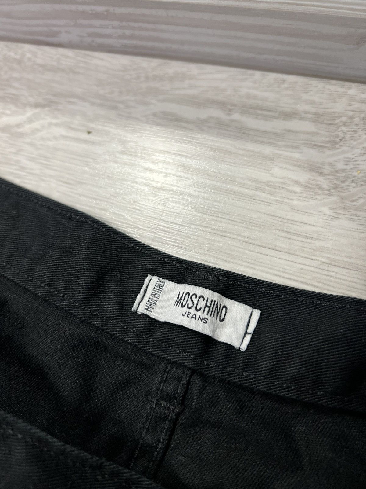 Moschino × Vintage Vintage Moschino Jeans Black Denim Pants Size US 31 - 10 Thumbnail