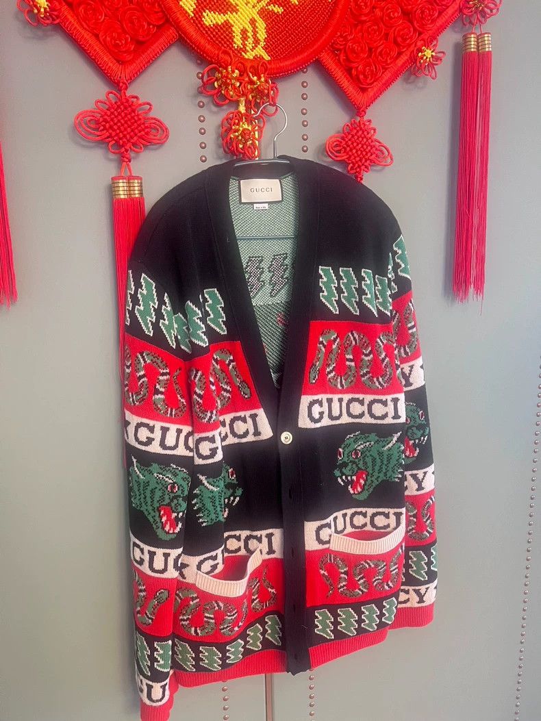 Gucci GucciMen's cardigan jacket 2503-Nextarrow Size US M / EU 48-50 / 2 - 1 Thumbnail