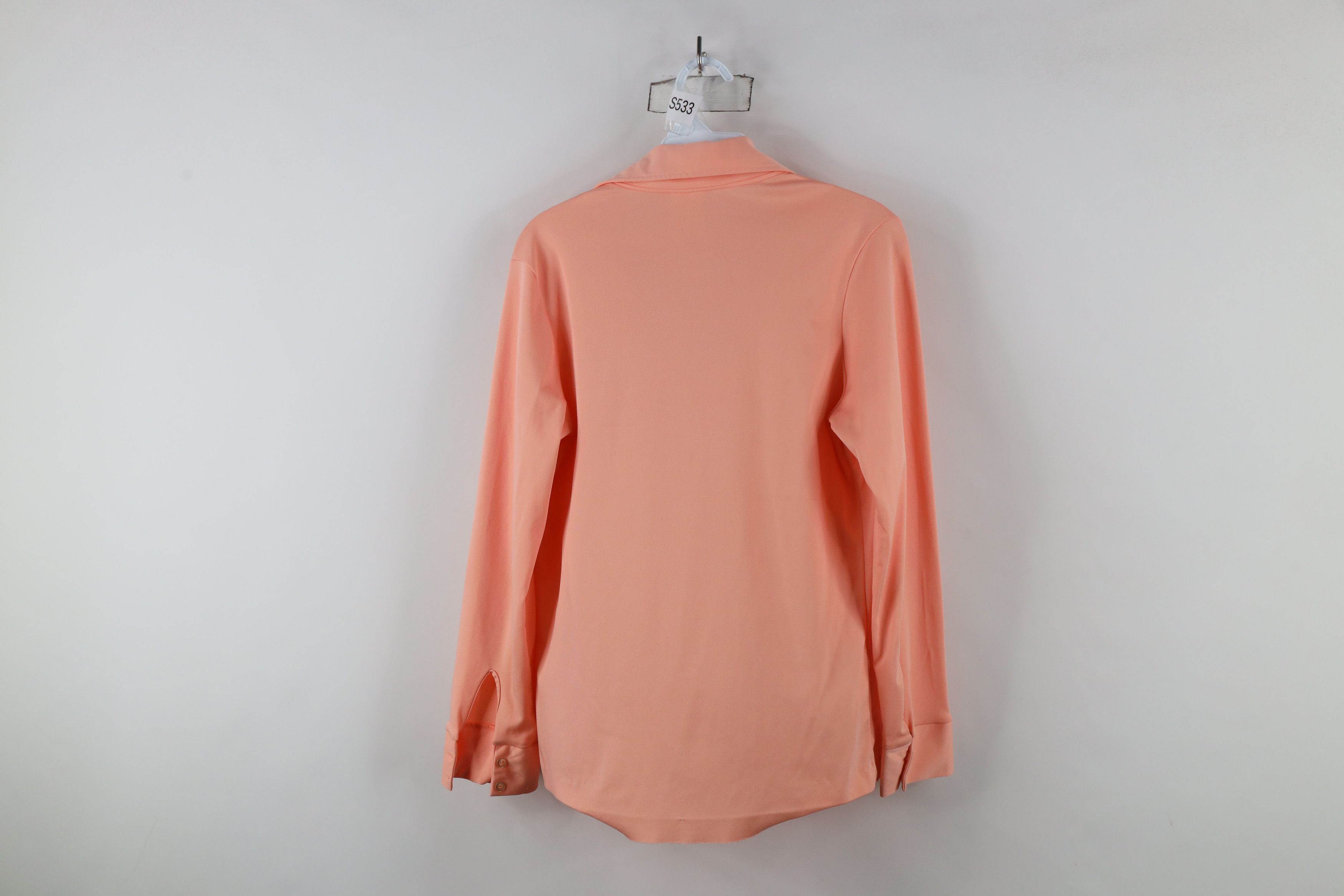Vintage Vintage 70s Streetwear Pussybow Collared Shirt Pink USA Size XS / US 0-2 / IT 36-38 - 12 Thumbnail