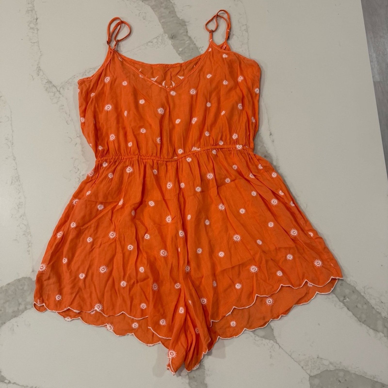 Anthropologie Anthropologie x Eloise Elspeth Floral Romper Women’s Large Size 34" / US 12 / IT 48 - 6 Thumbnail
