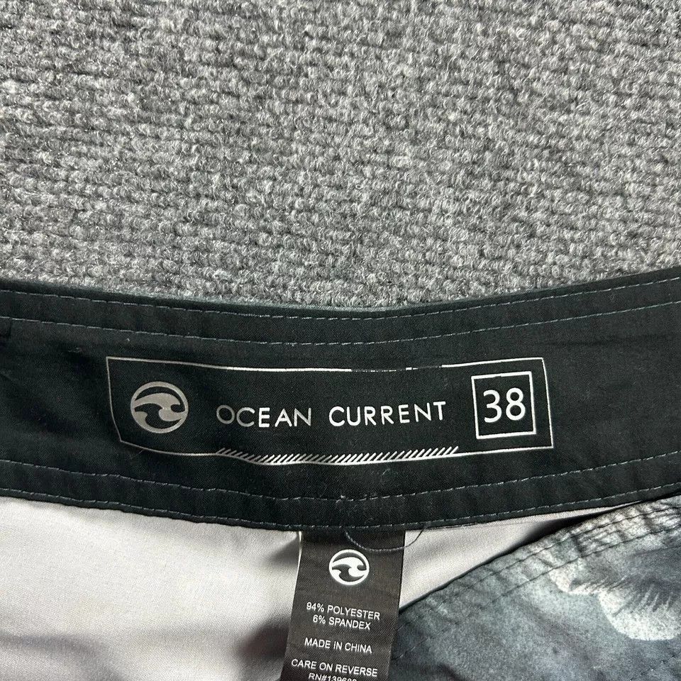 Ocean Current Ocean Current Board Shorts Mens 38 Swim Gray Trunks Size US 38 / EU 54 - 5 Thumbnail