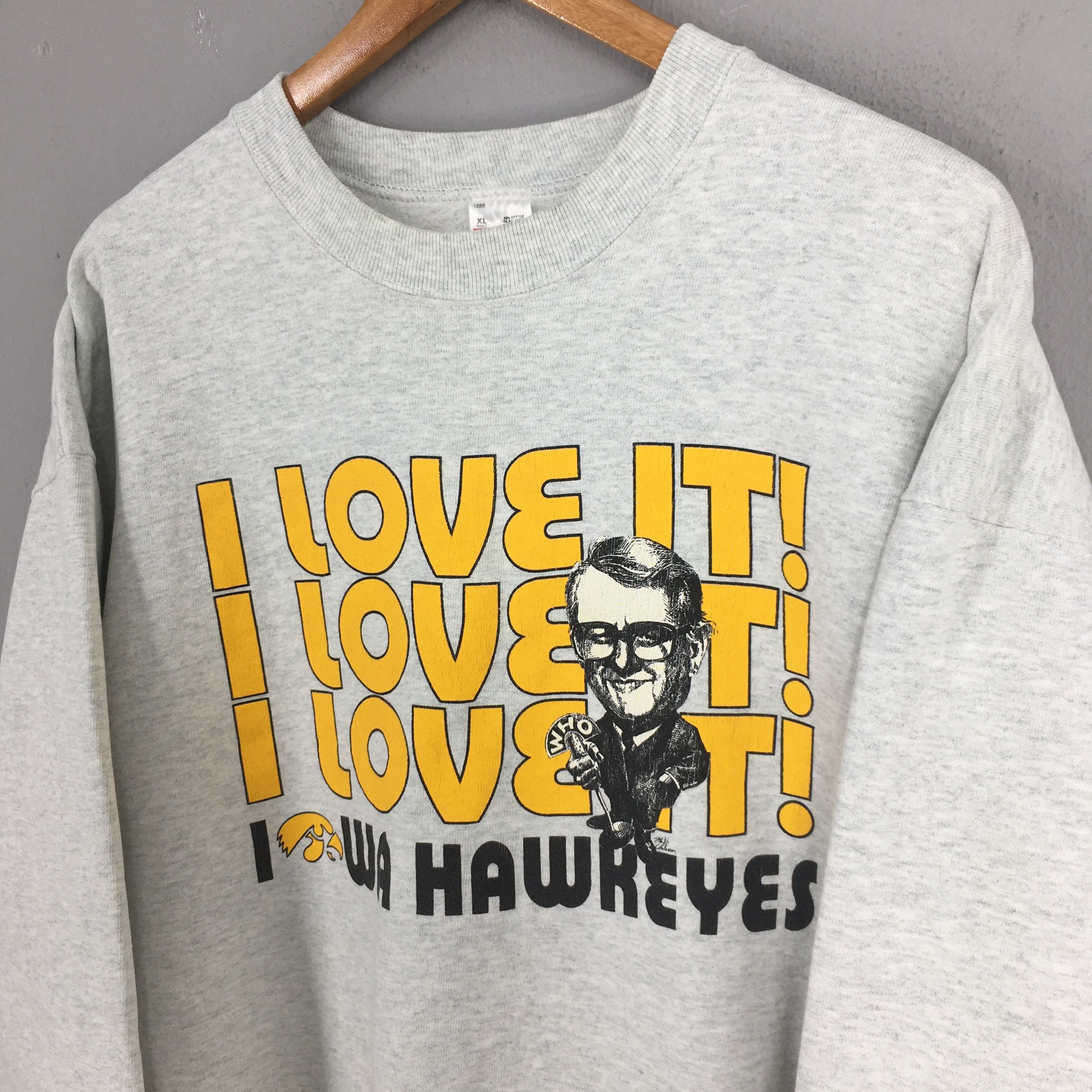 Other Vintage 90s Iowa Hawkeyes NCAA Sweatshirt XLarge Size US XL / EU 56 / 4 - 3 Thumbnail