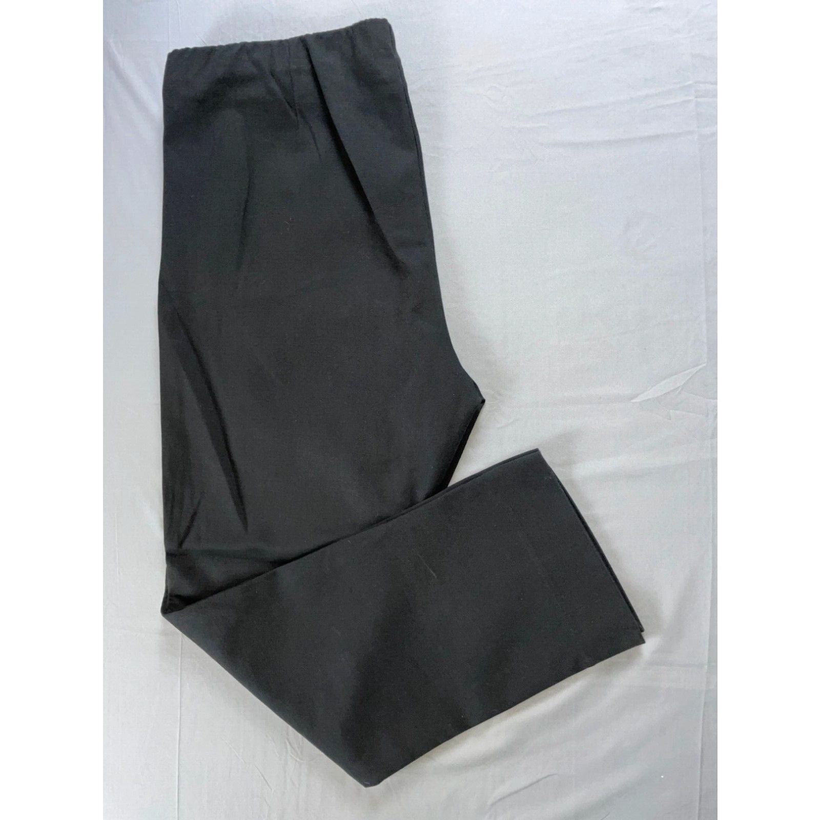 Vintage J.Jill Essential Cotton Stretch Pull On Pants. Black, Women's Size 16. EUC!! Size ONE SIZE - 1 Preview