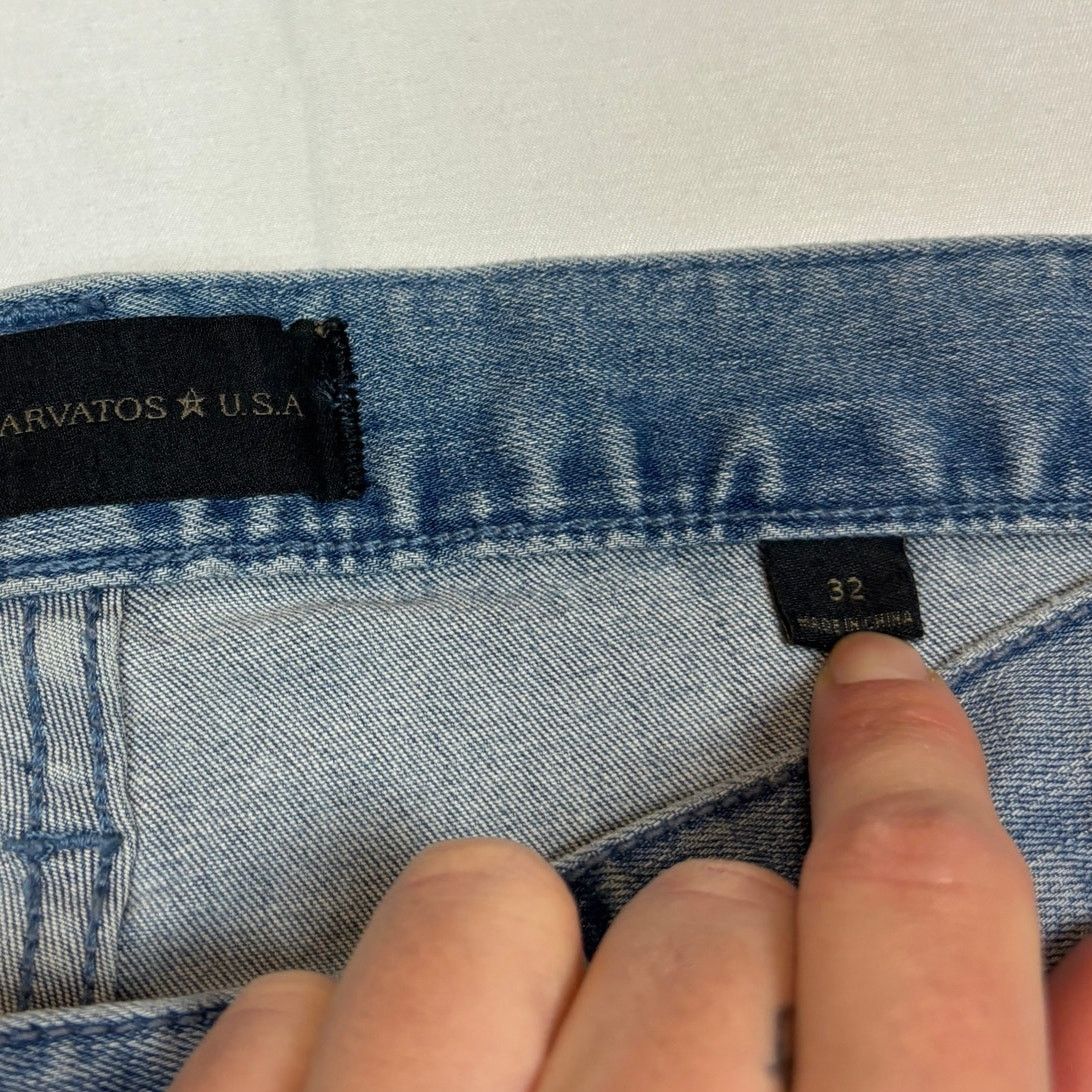 John Varvatos John Varvatos Star USA Jeans Wight Skinny Straight 32x32 Size US 32 / EU 48 - 6 Thumbnail