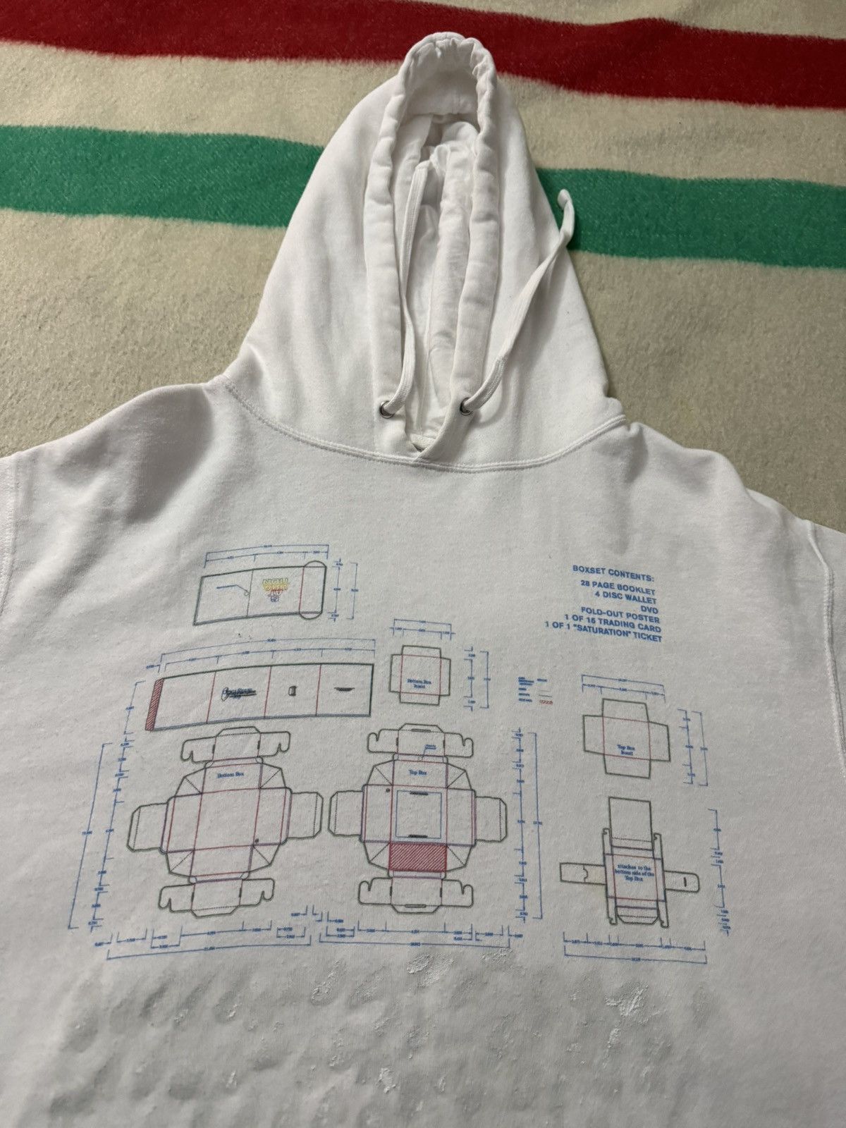 Brockhampton Saturation Paint Hoodie Large Kevin Abstract
