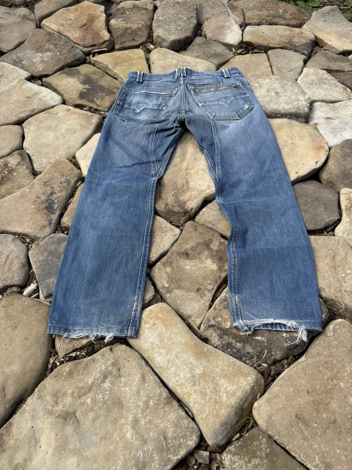 Diesel Vintage Diesel Distressed Y2k Pants Size US 28 / EU 44 - 2 Thumbnail