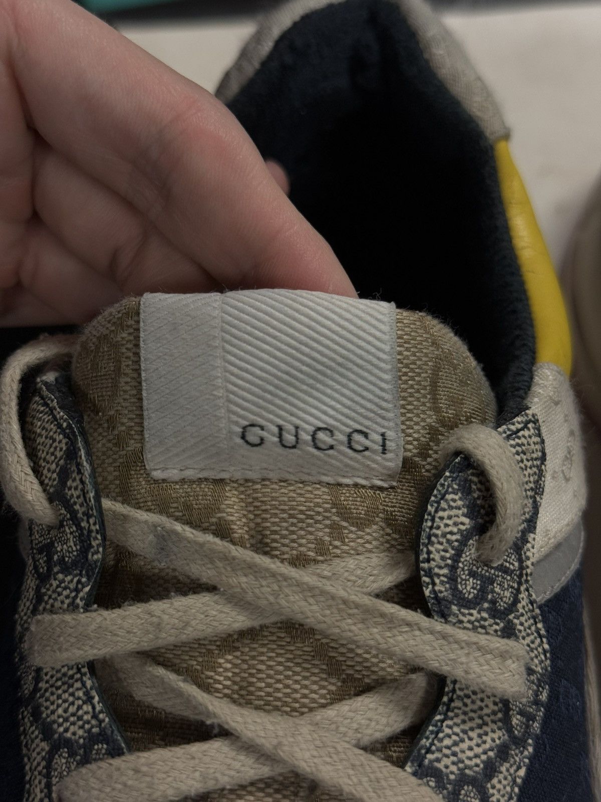 Gucci Gucci Rhyton Multicolored Low Top Shoes 11G/11.5M Size US 11.5 / EU 44-45 - 14 Thumbnail