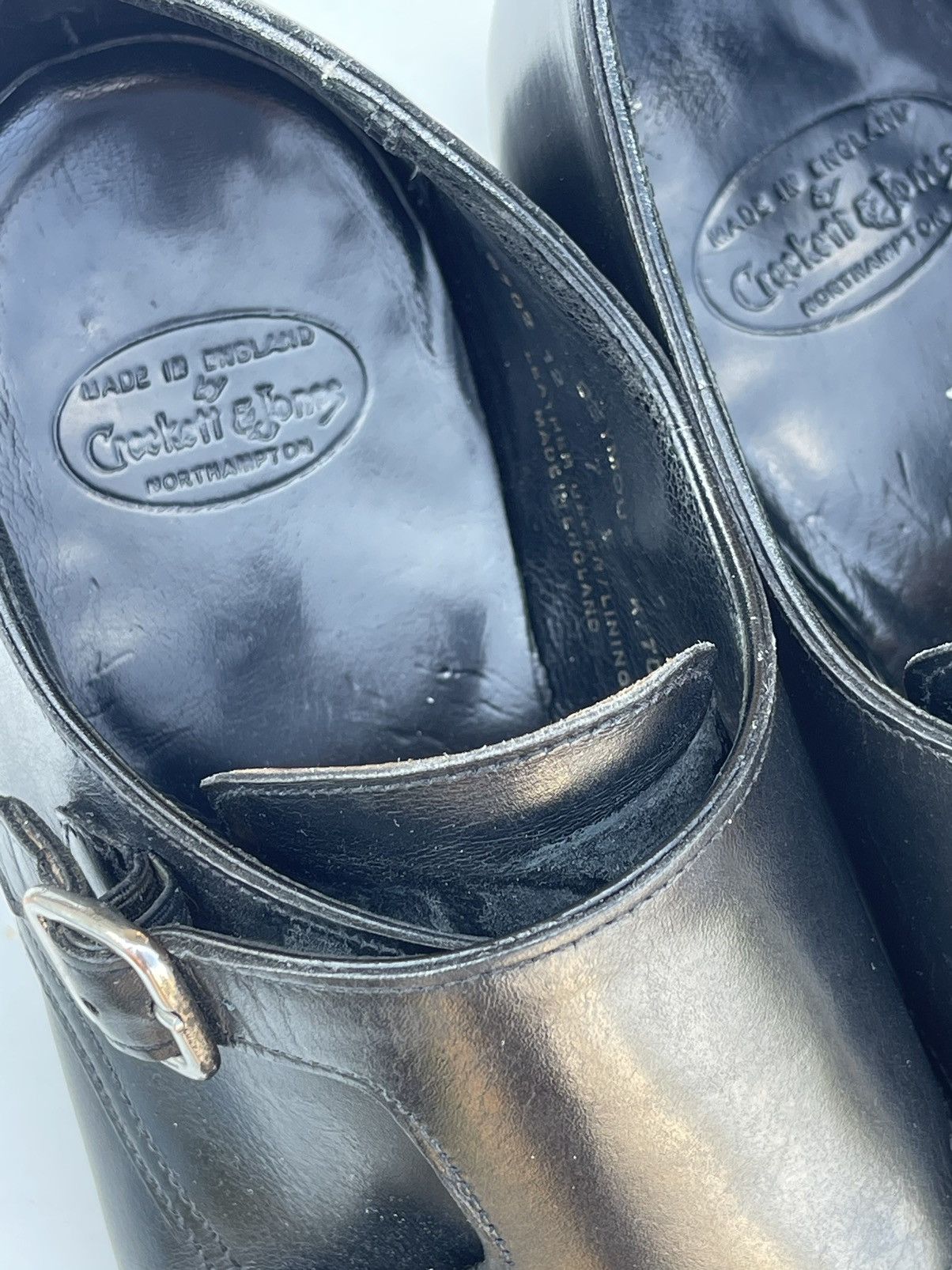 Crockett & Jones Crockett & Jones seymour black leather monks loafers Size US 7 / EU 40 - 5 Thumbnail