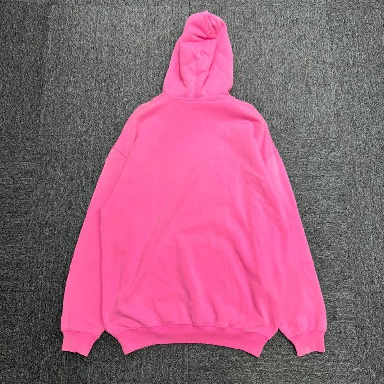 Balenciaga Balenciaga Embroidered Letter Pink Hoodie-2506 Size US S / EU 44-46 / 1 - 6 Thumbnail