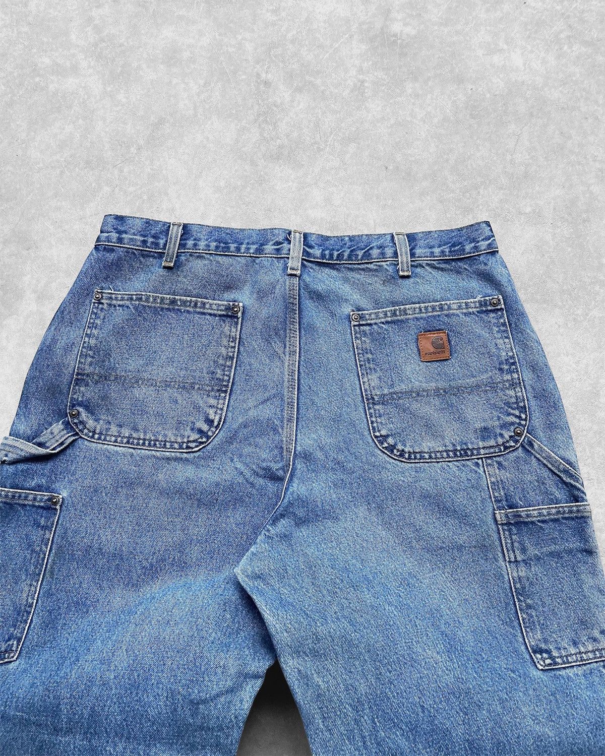 Carhartt Fadedd Darkstone Carhartt Double Knee Pant B73-DST🐋 Size US 36 / EU 52 - 6 Thumbnail