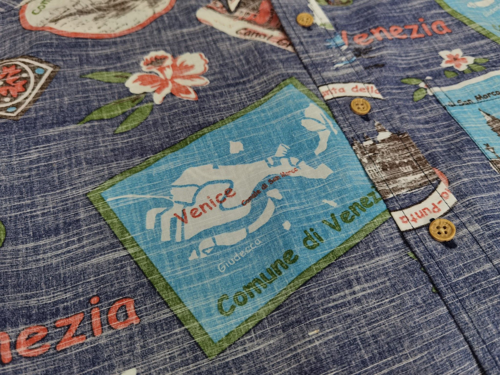 Venice hawaii X full house button up S 1992