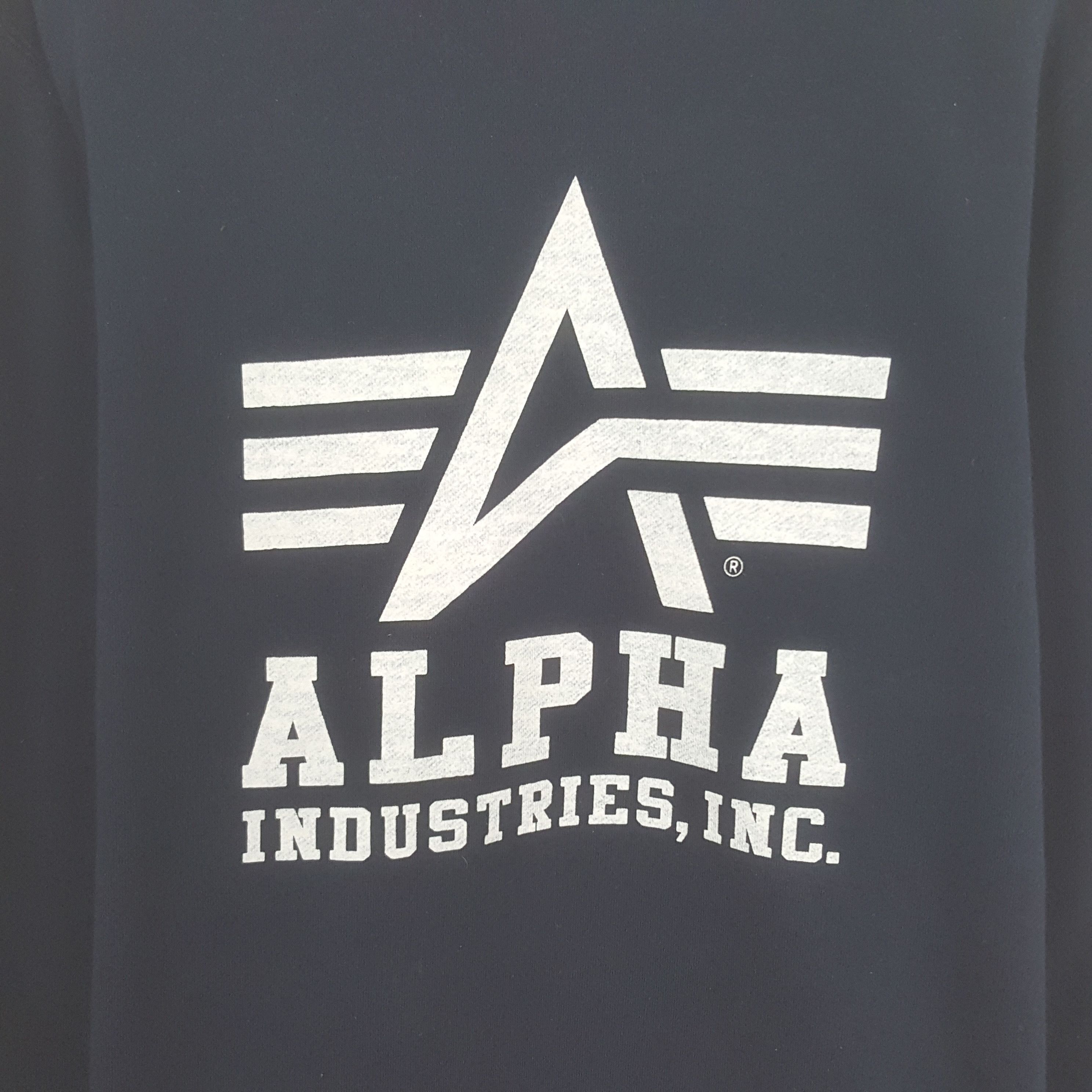 Alpha Industries Vintage Alpha Industries Sweatshirt Size M / US 6-8 / IT 42-44 - 2 Thumbnail
