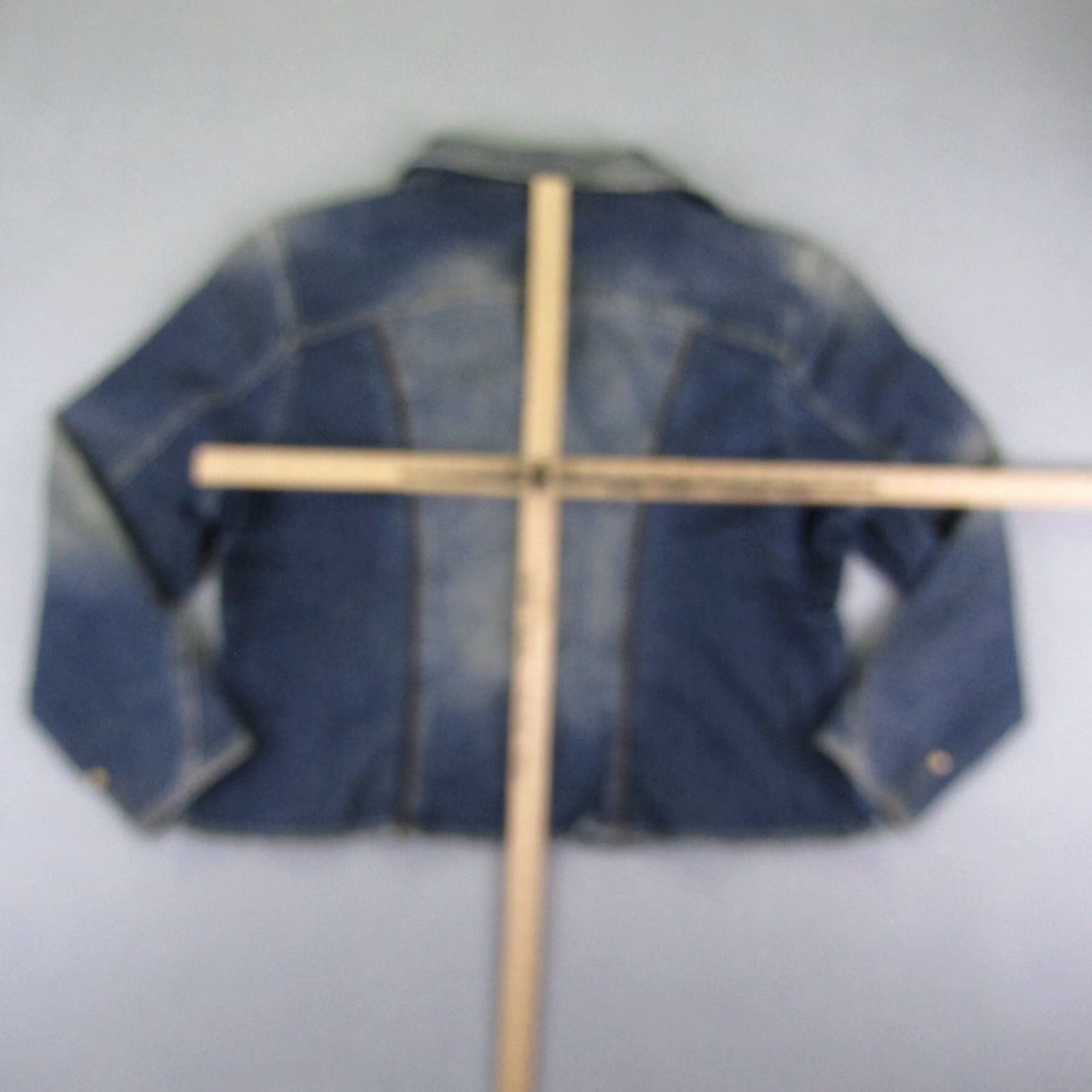 Fubu VINTAGE FUBU Denim Jacket Women 3X Blue Mid-Length Button Up Pockets 90s Mens? Womens Size 40" / US 18 - 6 Thumbnail