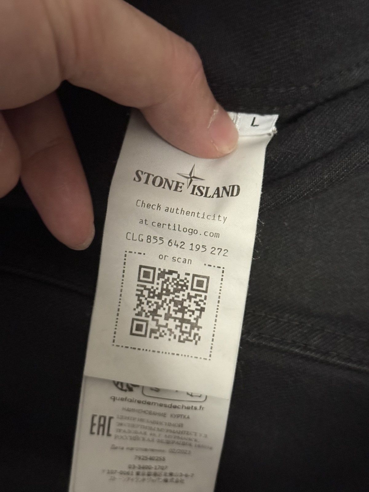 Stone Island × Supreme Supreme stone island denim Trucker jacket black Size US L / EU 52-54 / 3 - 6 Thumbnail